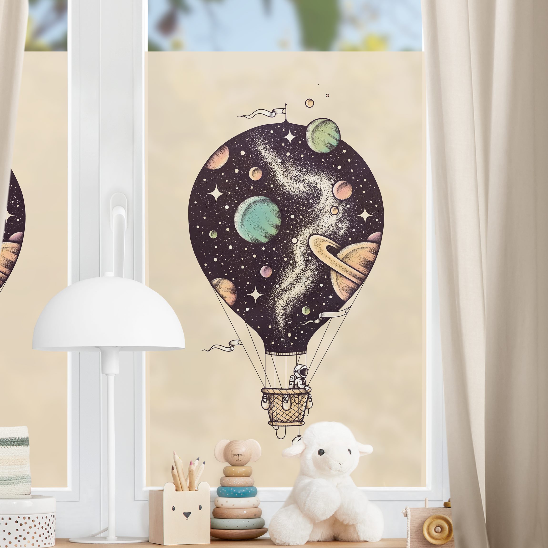 Fensterfolie Kosmischer Ballon