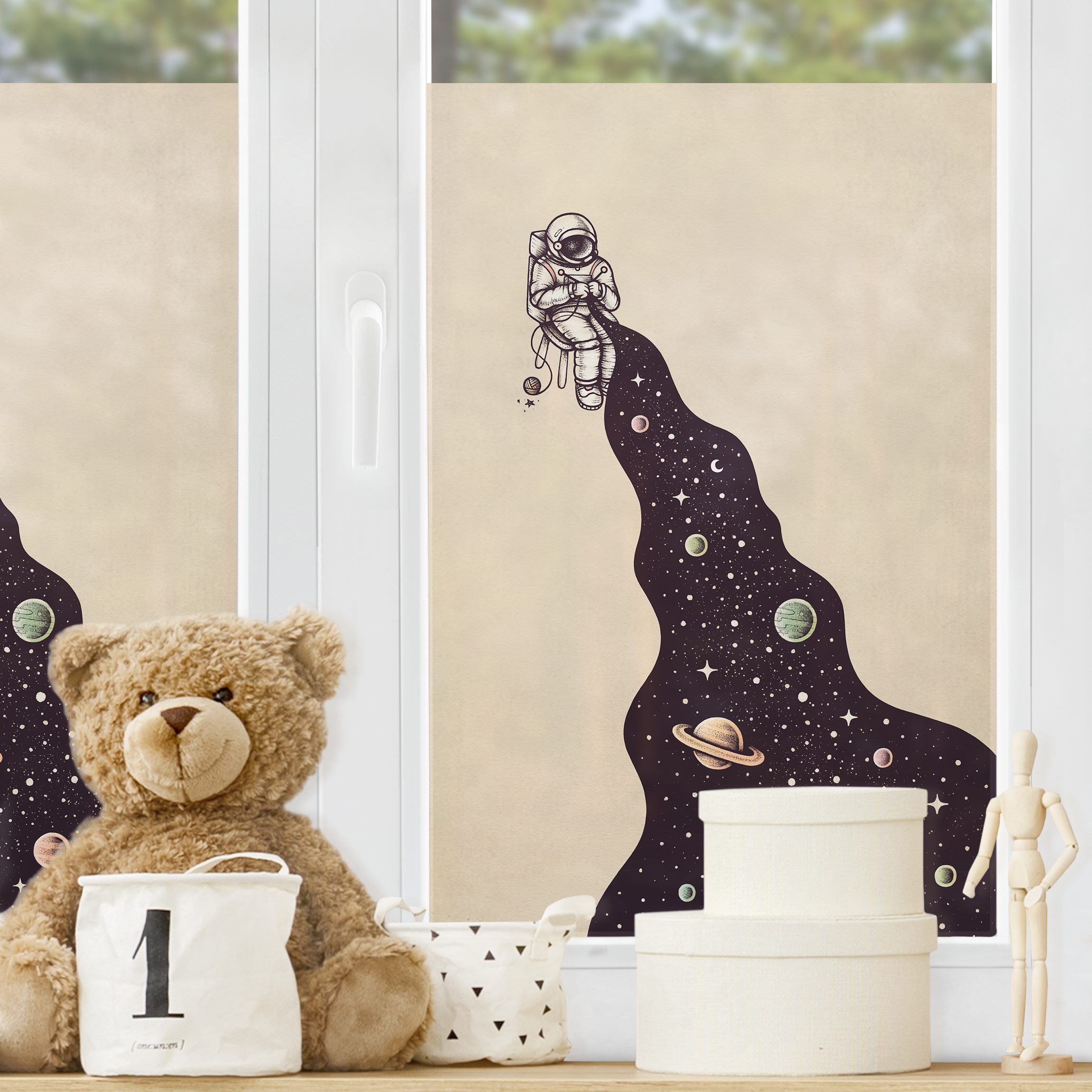 Fensterfolie Kosmischer Schal