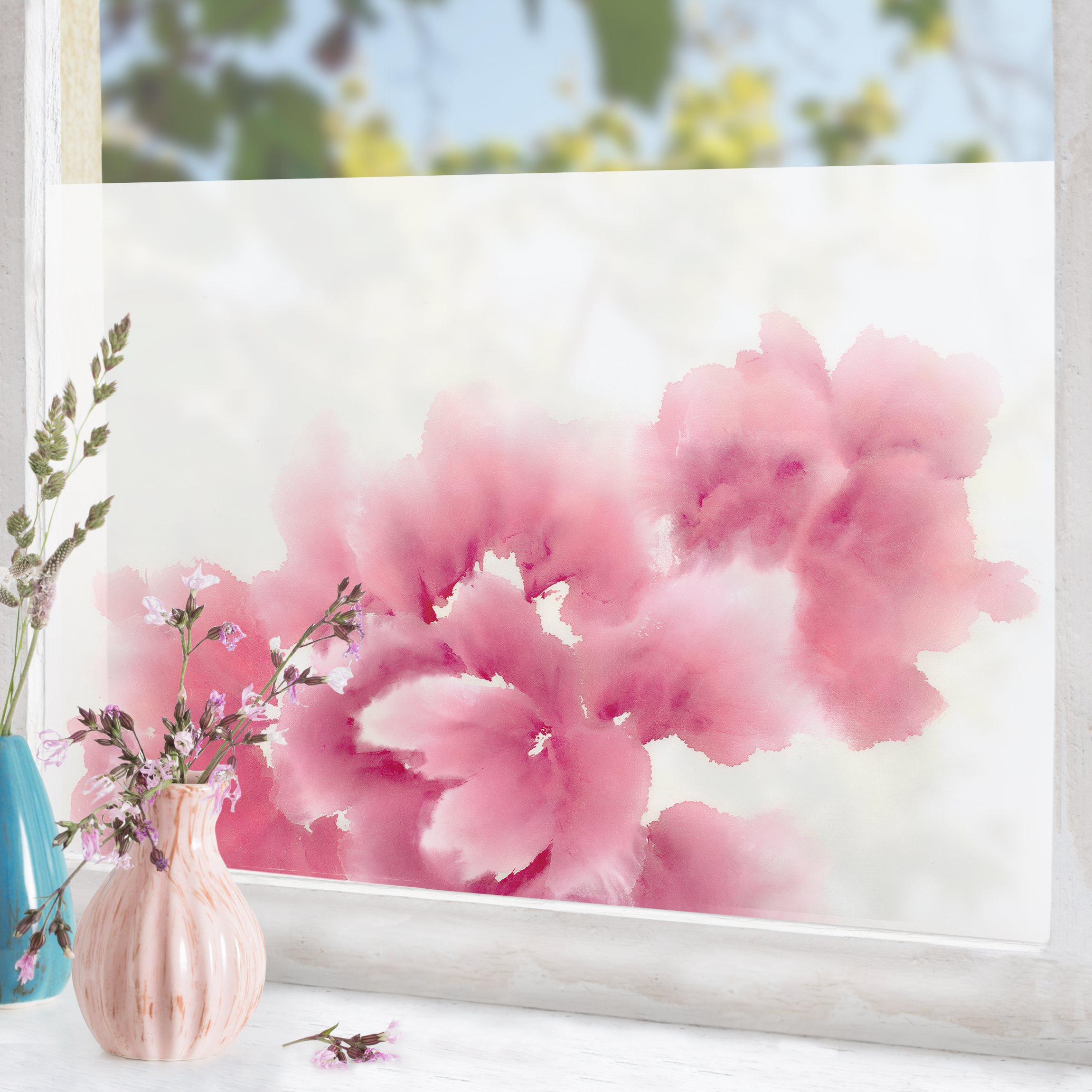 Fensterfolie Künstlerische Flora I