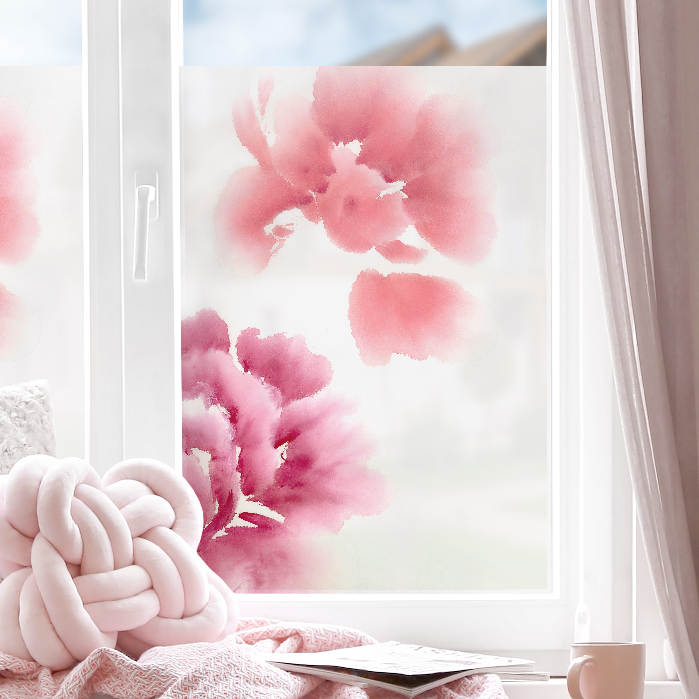 Fensterfolie Künstlerische Flora II