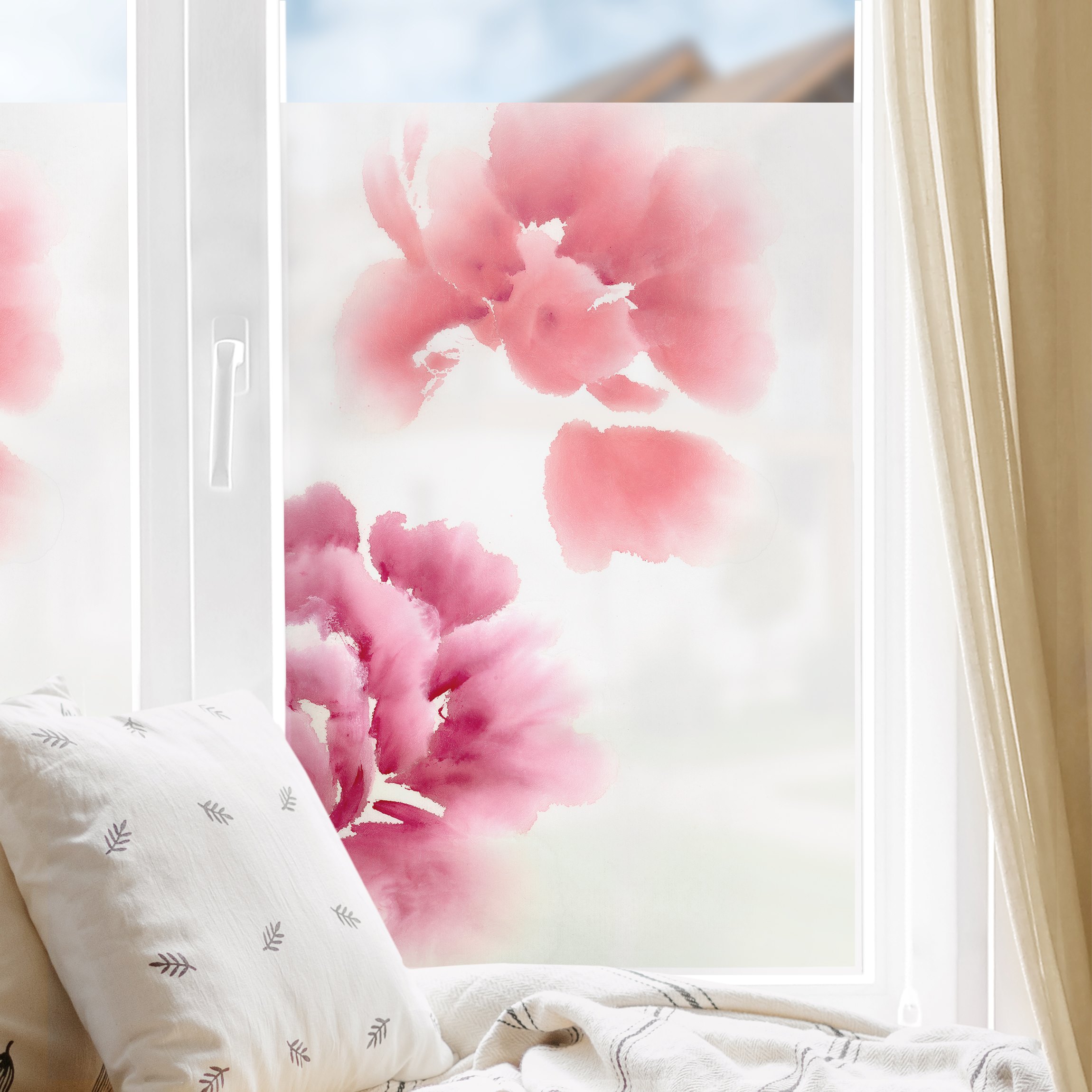 Fensterfolie Künstlerische Flora II