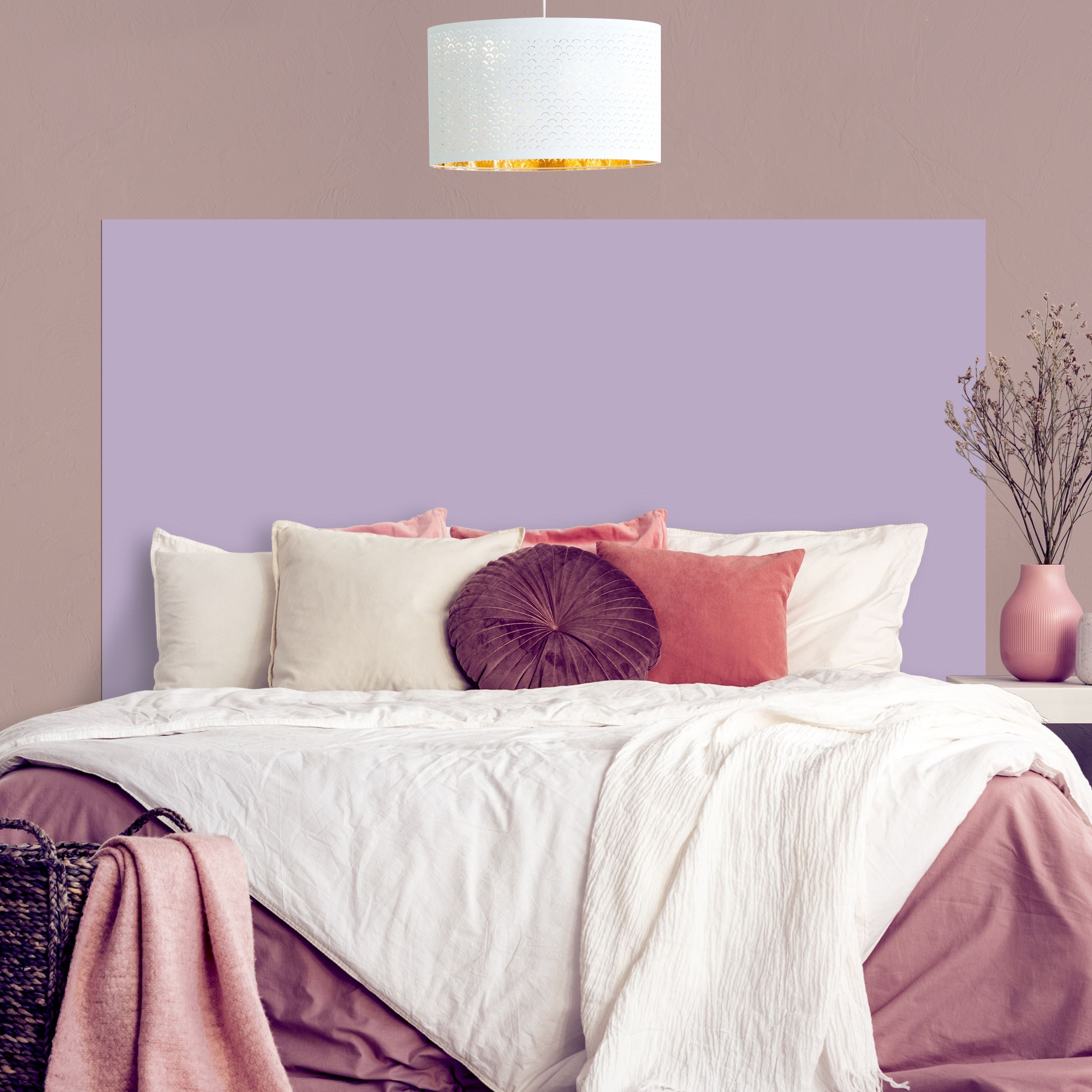 Kopfteil Bett Lavendel