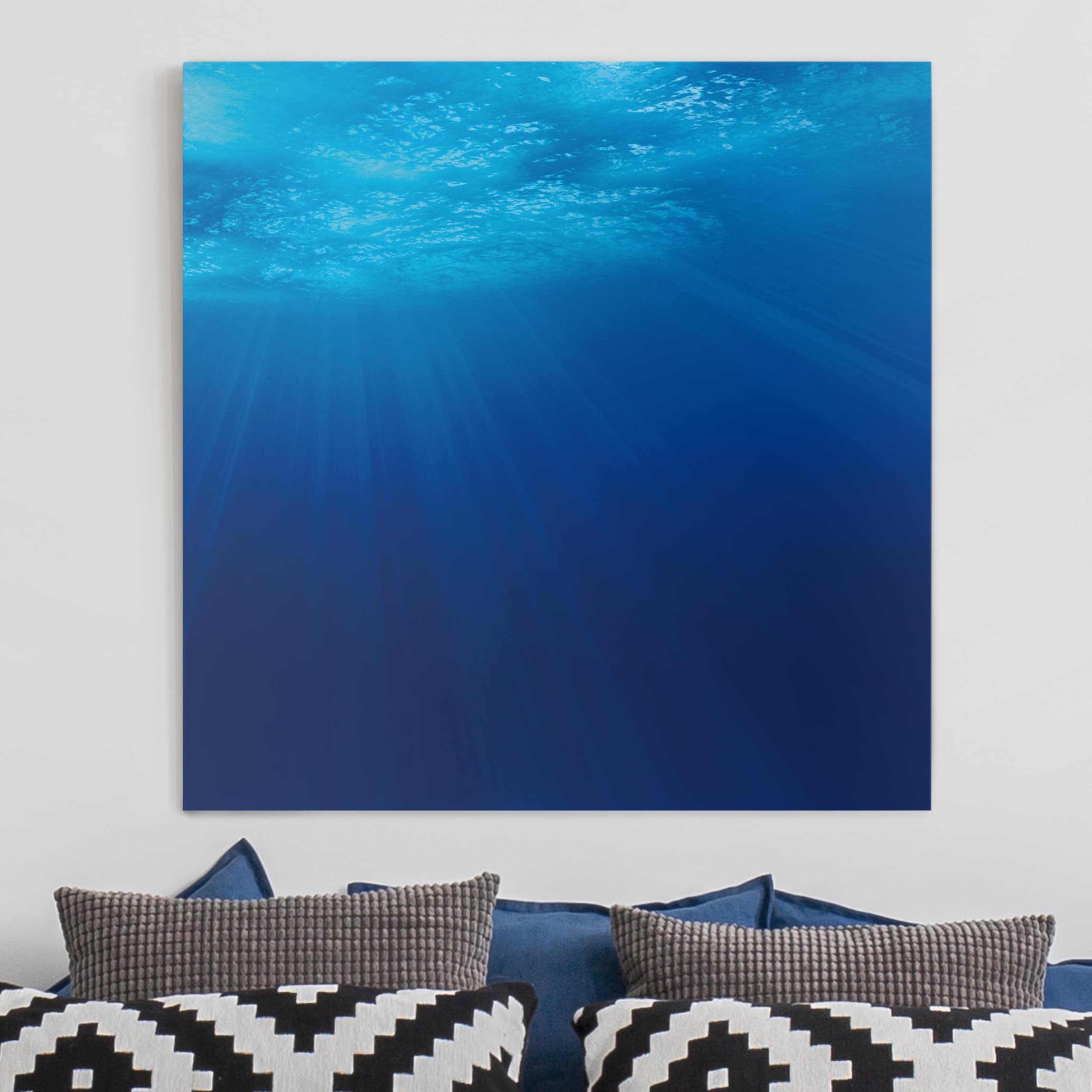 Leinwandbild Strand Arctic Sun