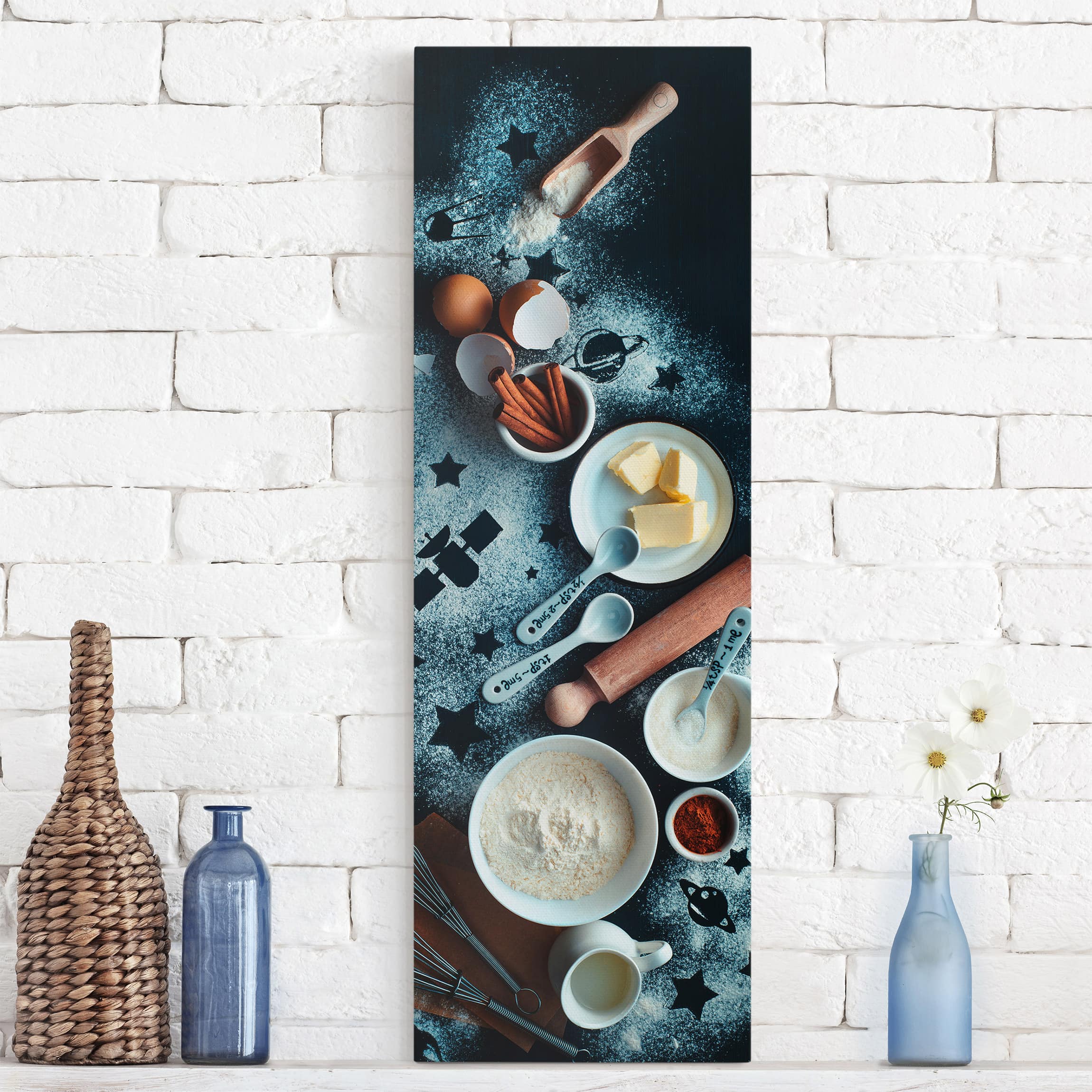 Leinwandbild - Hochformat Backen für Sterngucker