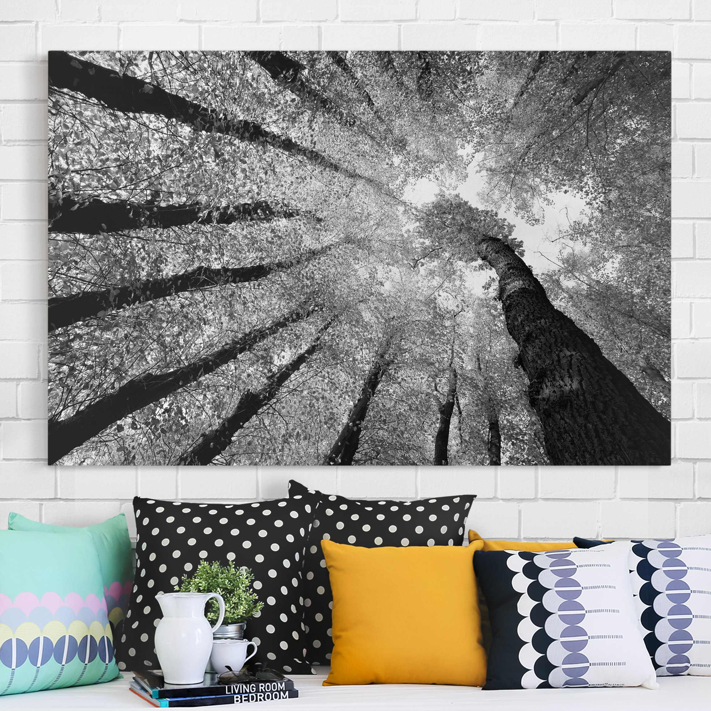 Leinwandbild - Querformat Bäume des Lebens II