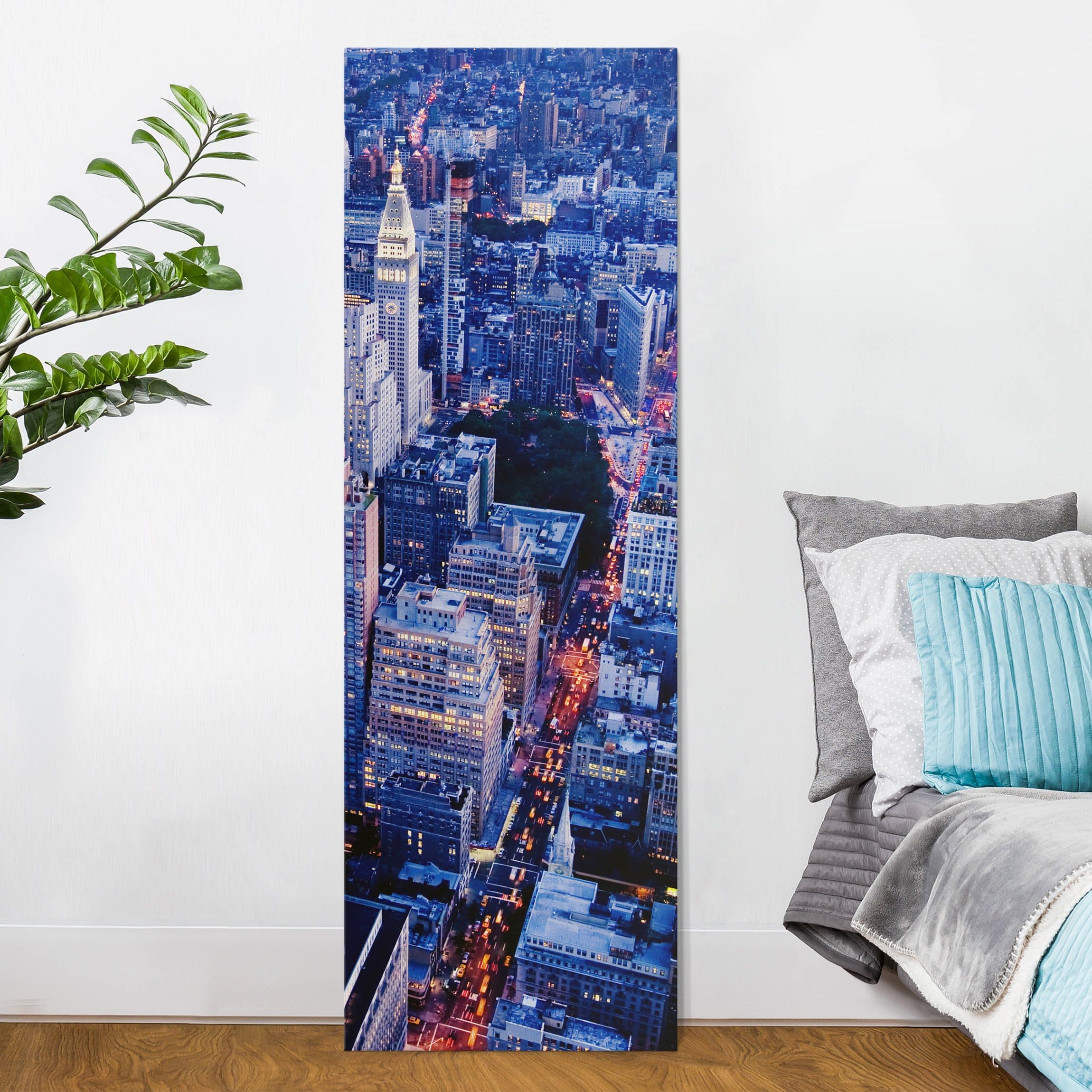 Leinwandbild - Hochformat Big Apple