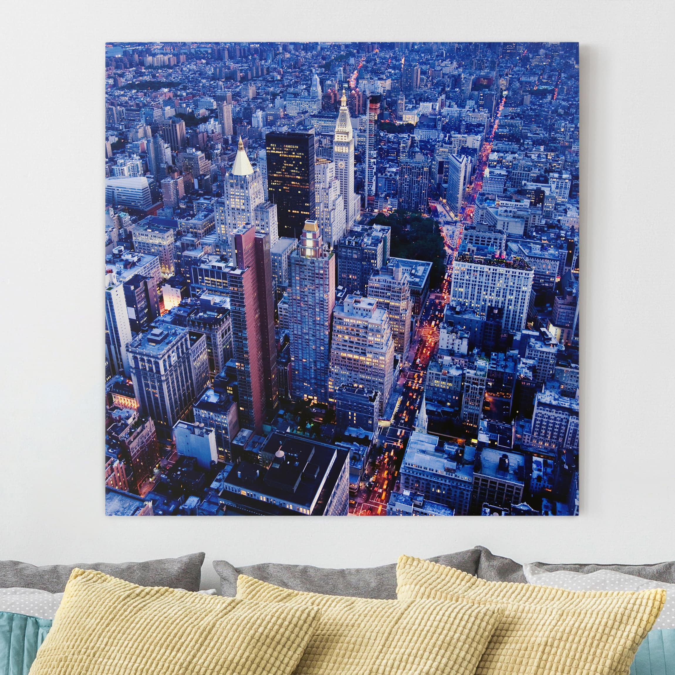 Leinwandbild - Quadrat Big Apple