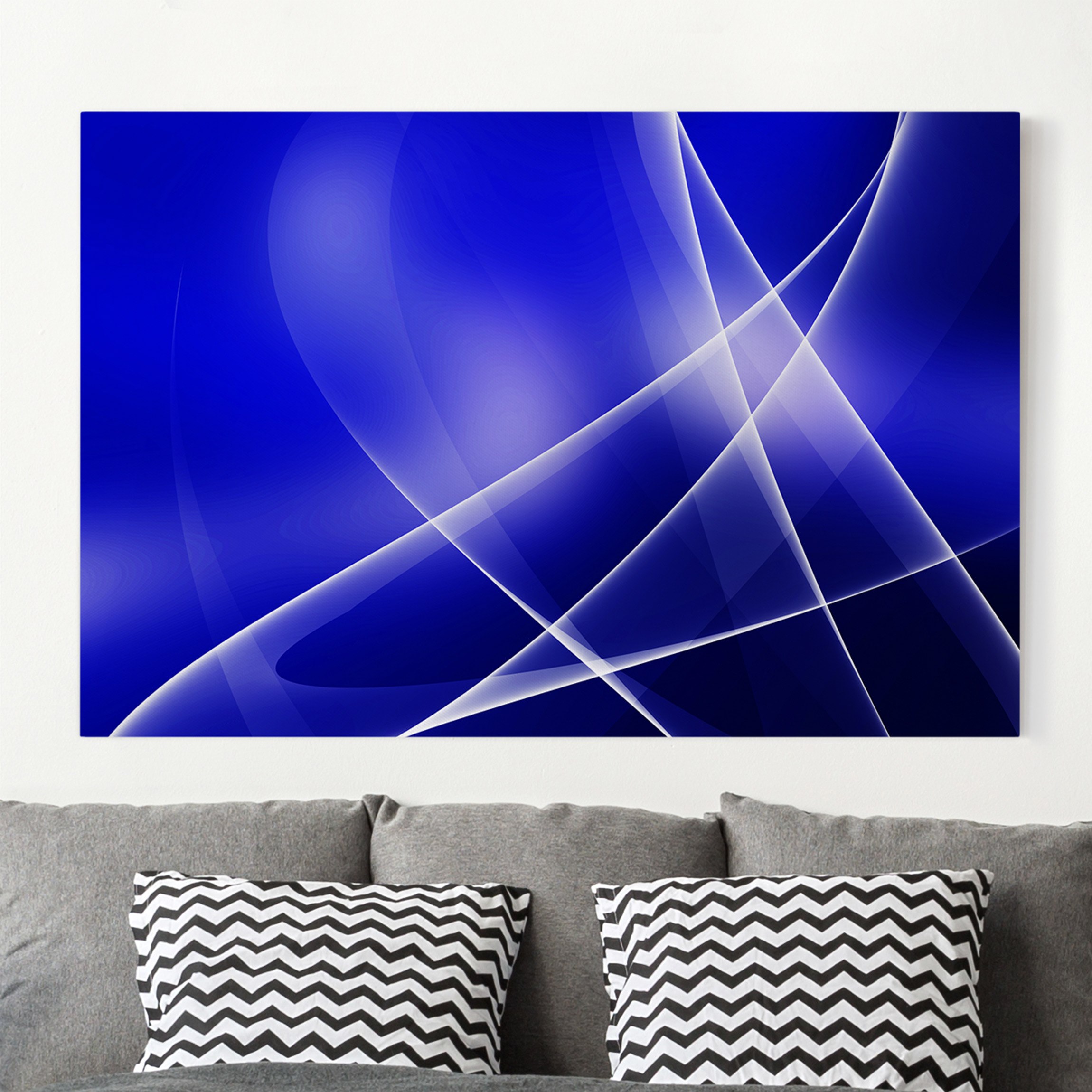 Leinwandbild - Querformat Blue Disco