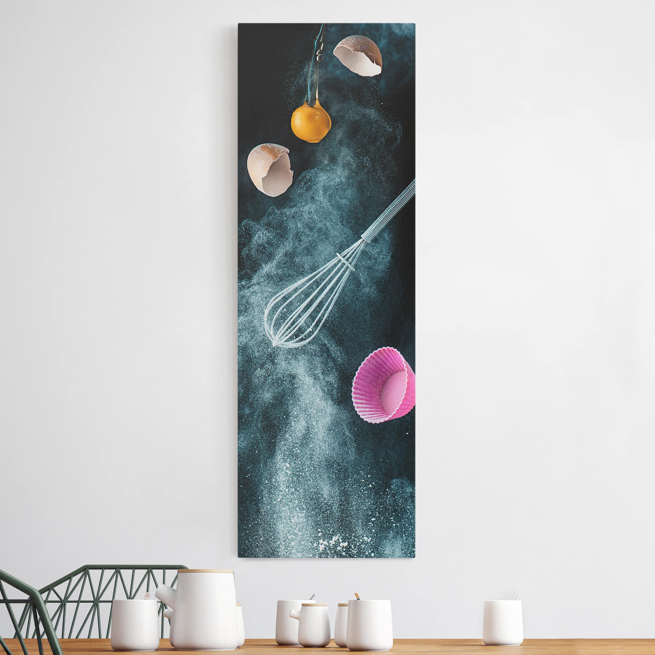 Leinwandbild Küche Chaos in der Küche