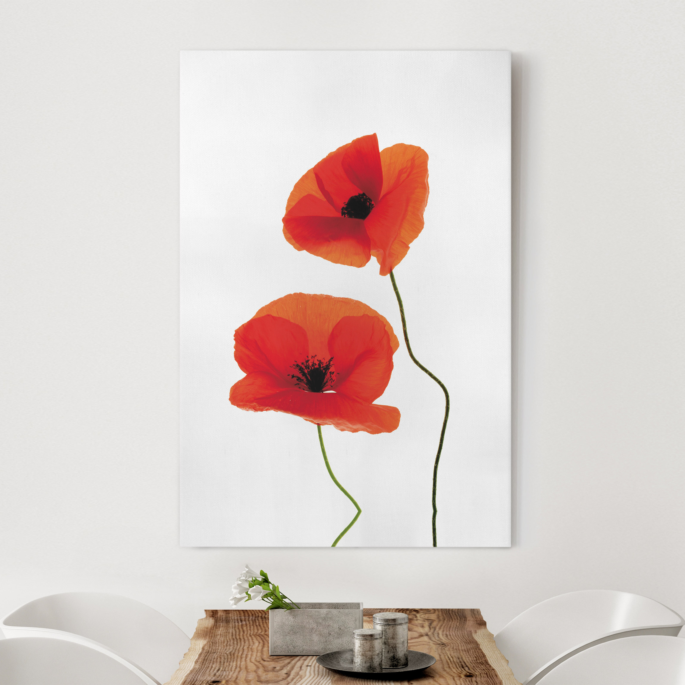 Leinwandbild Blumen Charming Poppies