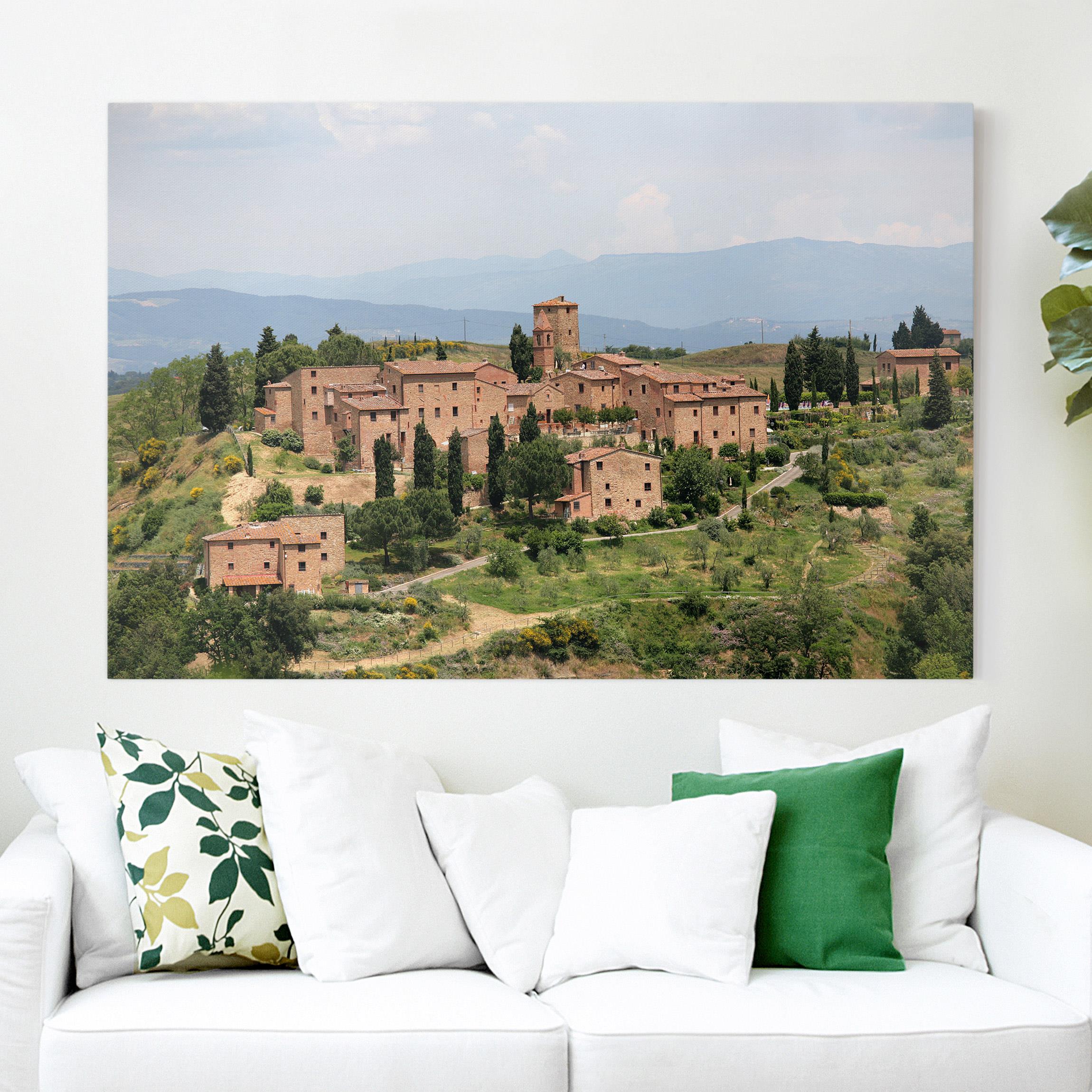 Leinwandbild Architektur & Skyline - Querformat Charming Tuscany
