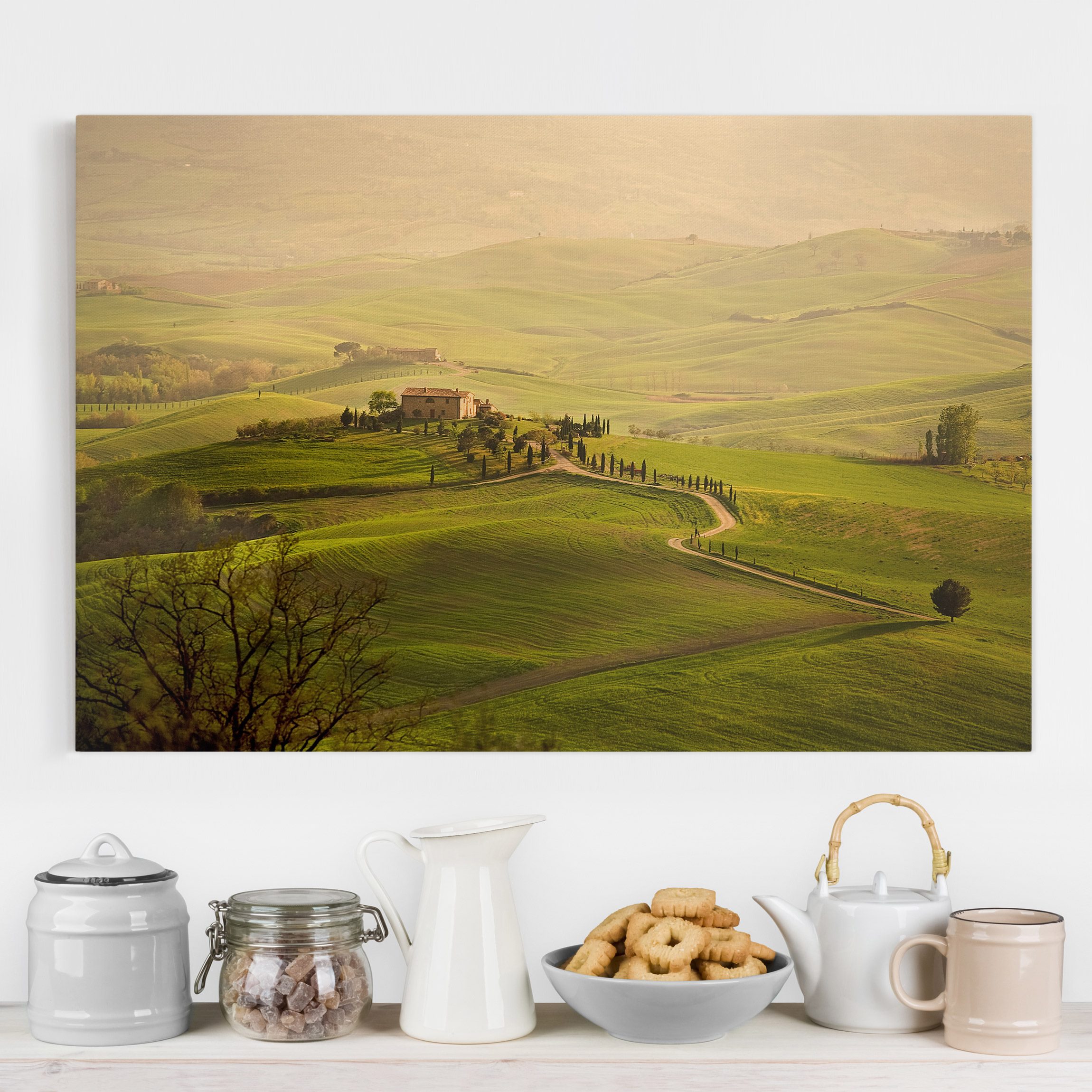Leinwandbild - Querformat Chianti Toskana
