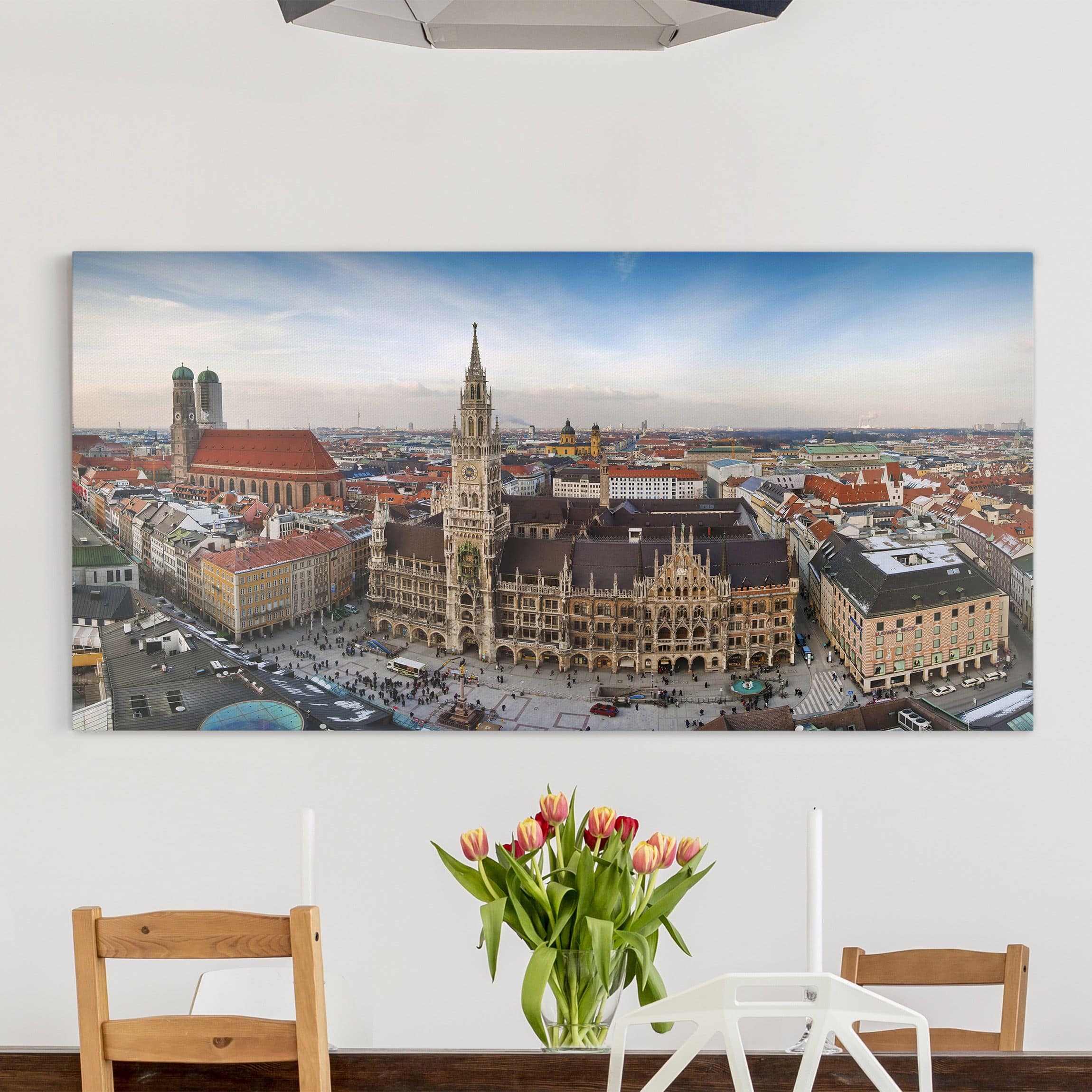 Leinwandbild - Querformat City of Munich