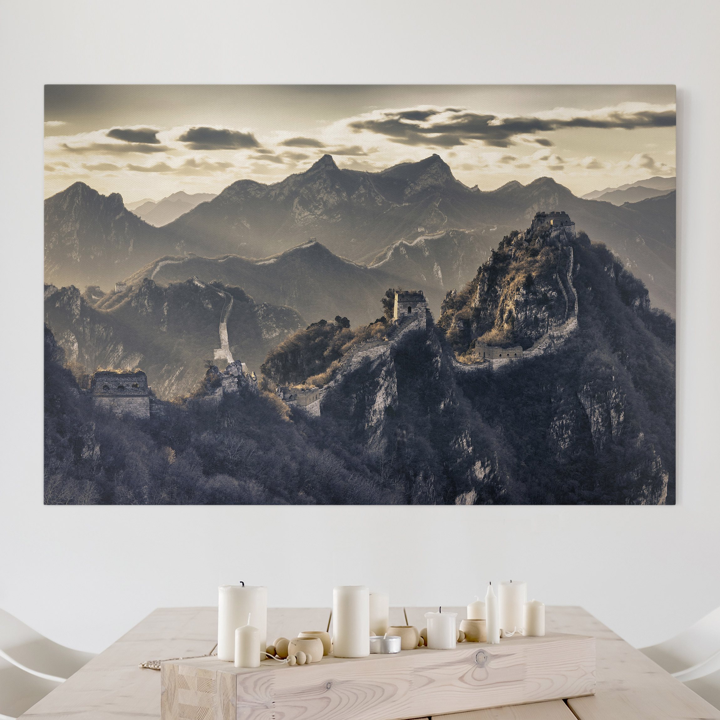 Leinwandbild - Querformat Die große chinesische Mauer