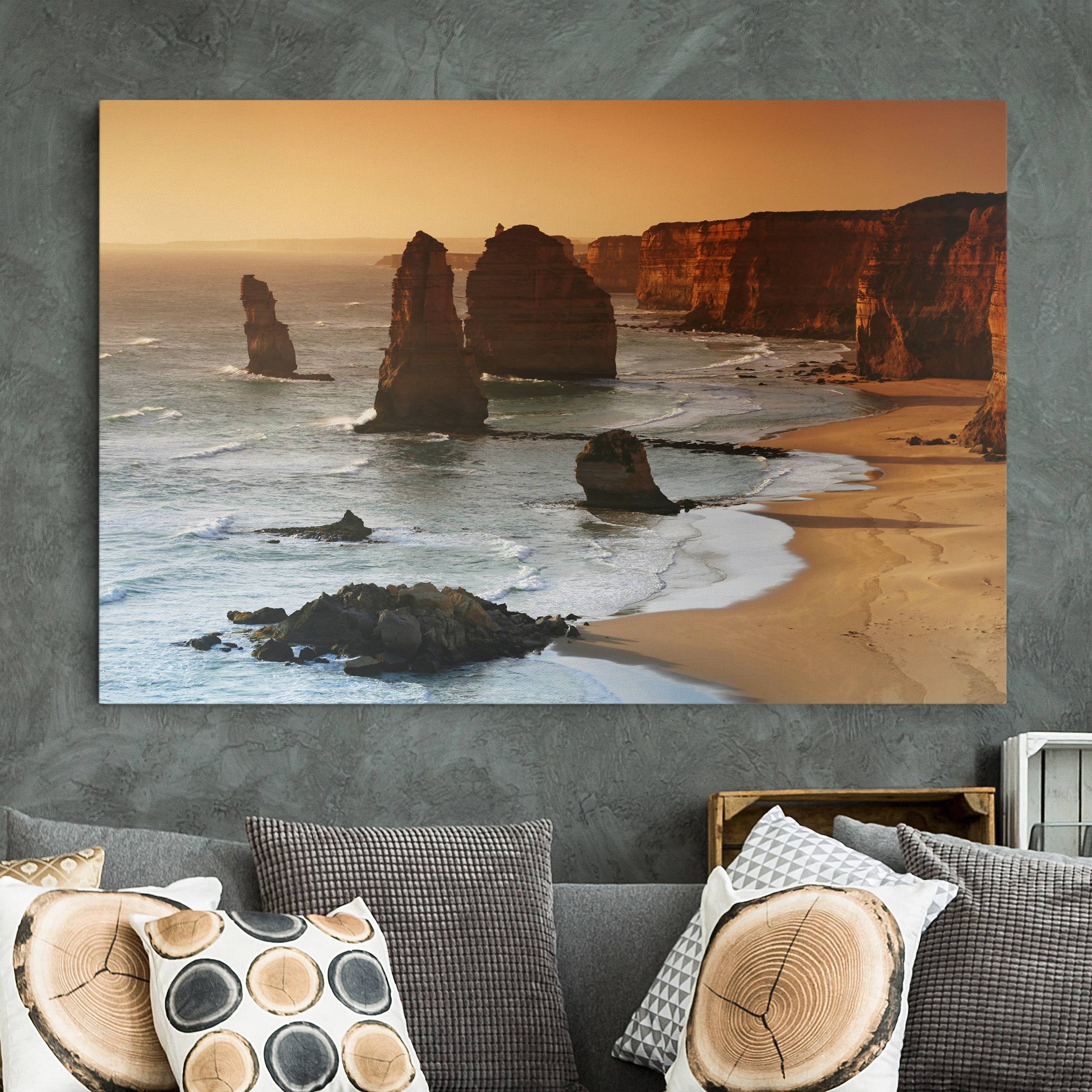 Leinwandbild - Querformat Die zwölf Apostel von Australien