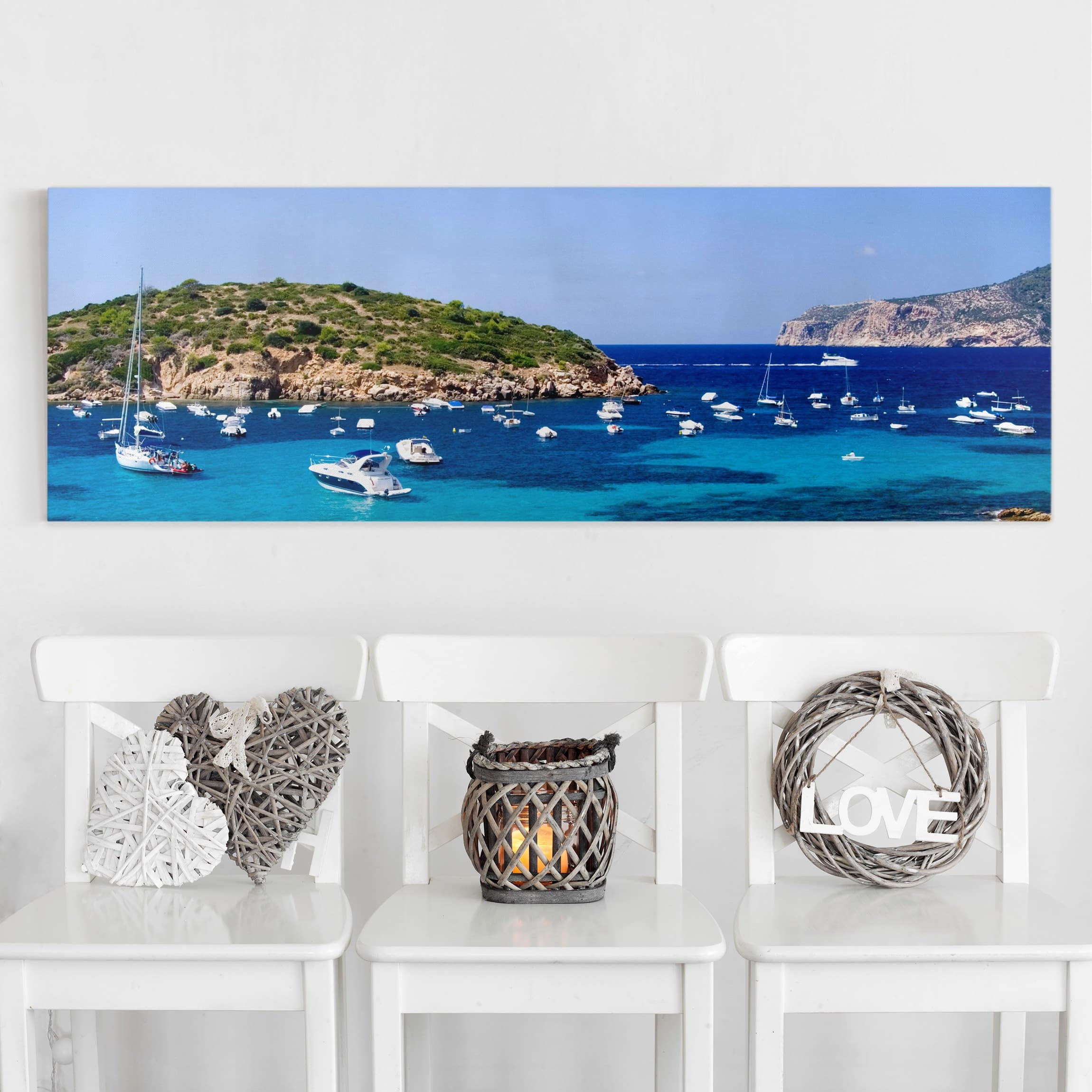 Leinwandbild - Panorama Dragon Island