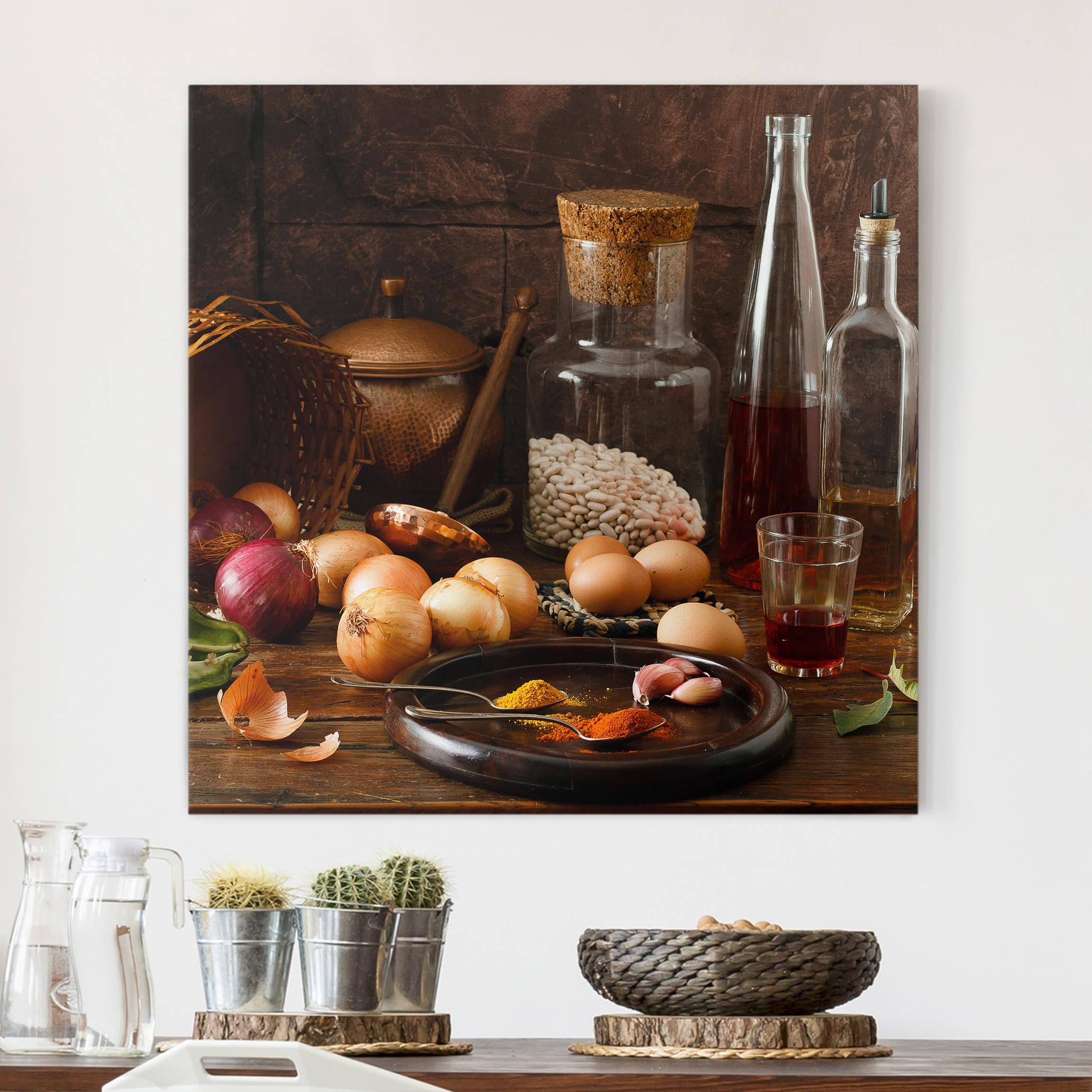 Leinwandbild Küche Düfte beim Kochen