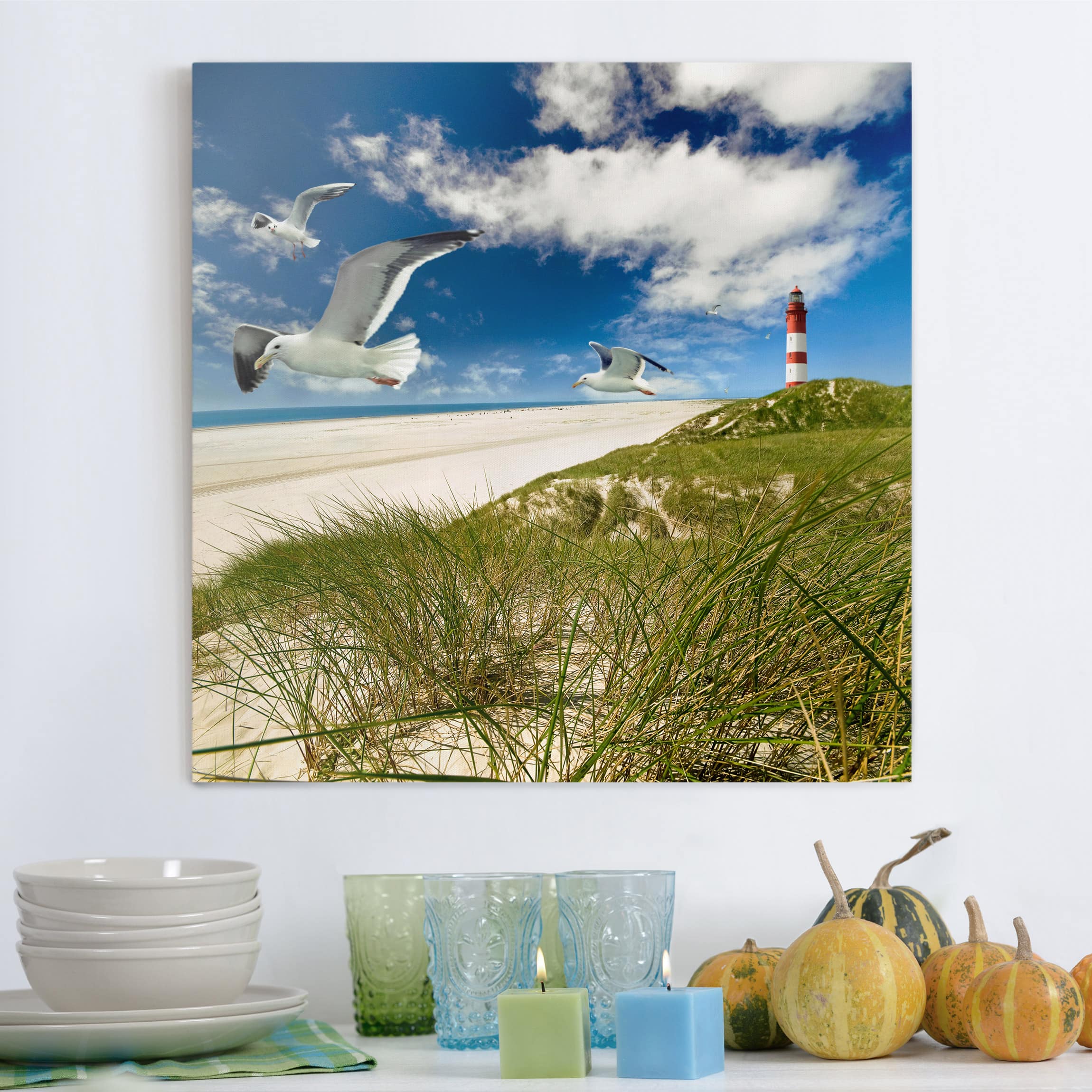 Leinwandbild - Quadrat Dune Breeze