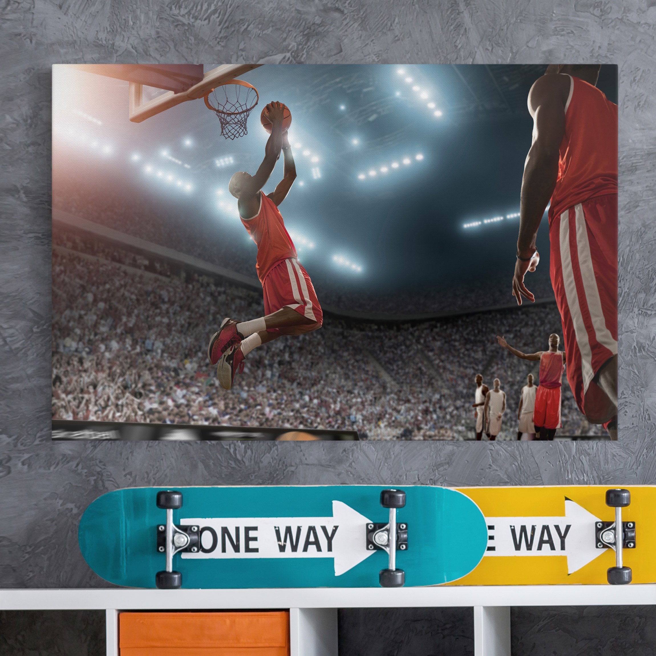 Leinwandbild Kinderzimmer Dunking