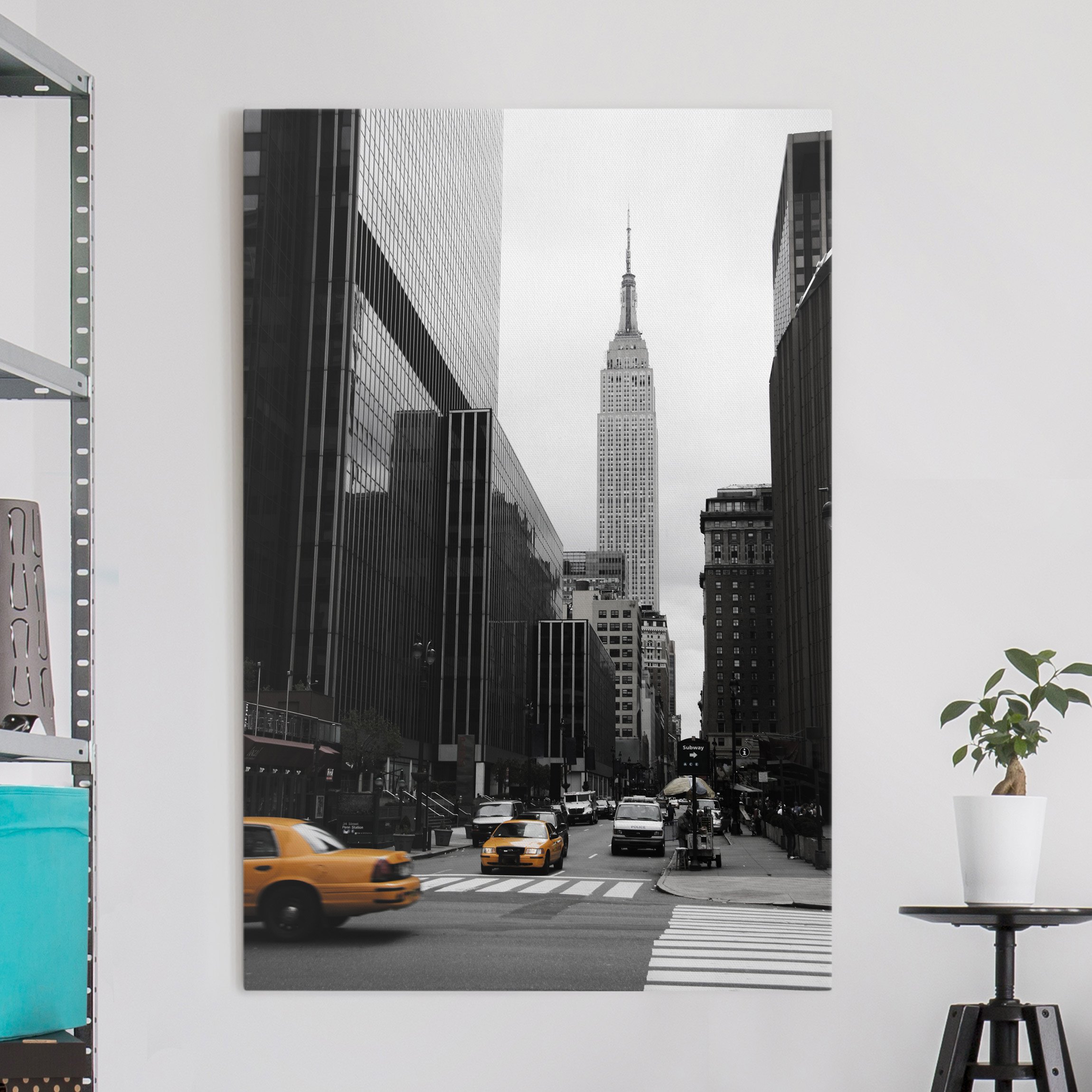 Leinwandbild - Hochformat Empire State Building