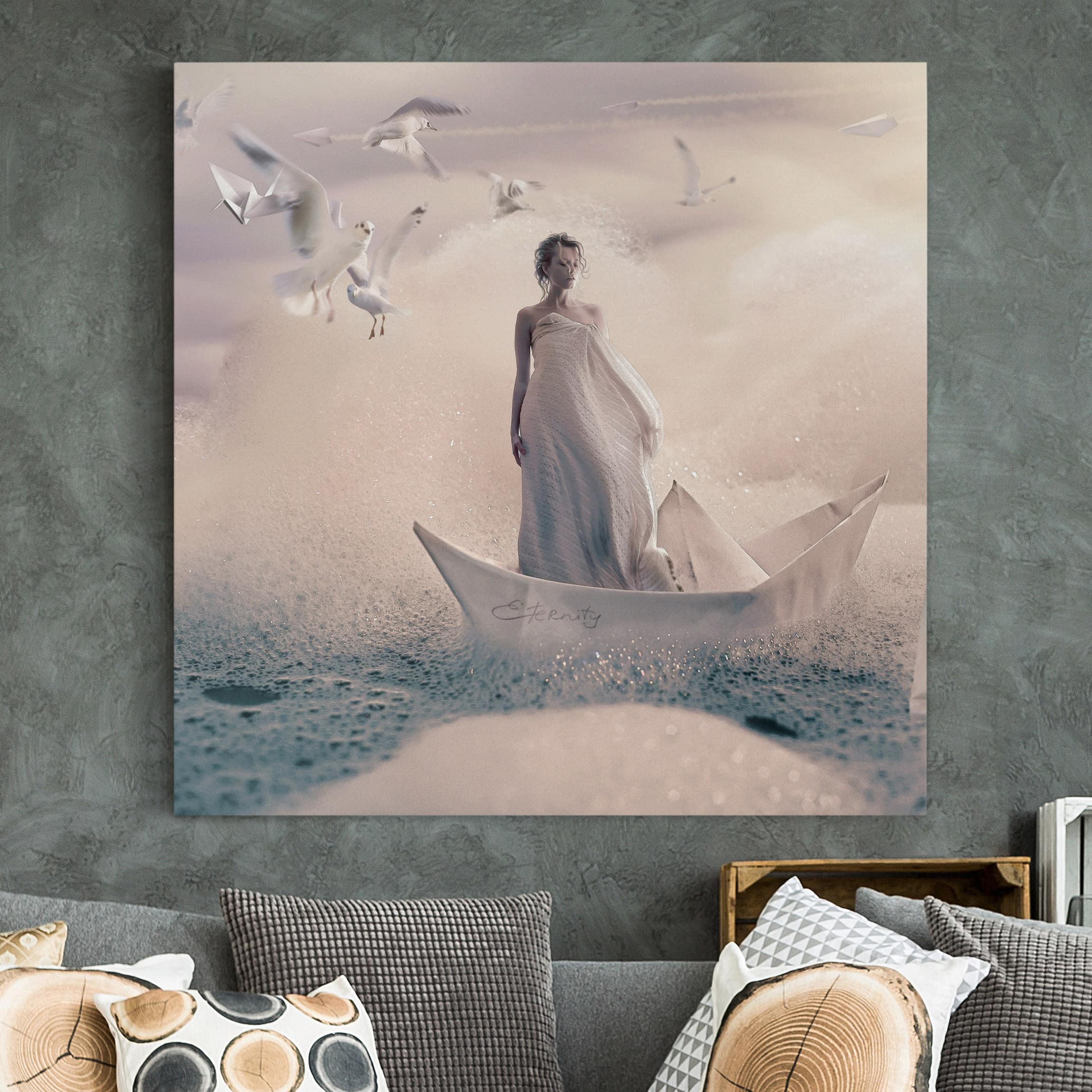 Leinwandbild - Quadrat Eternal Journey