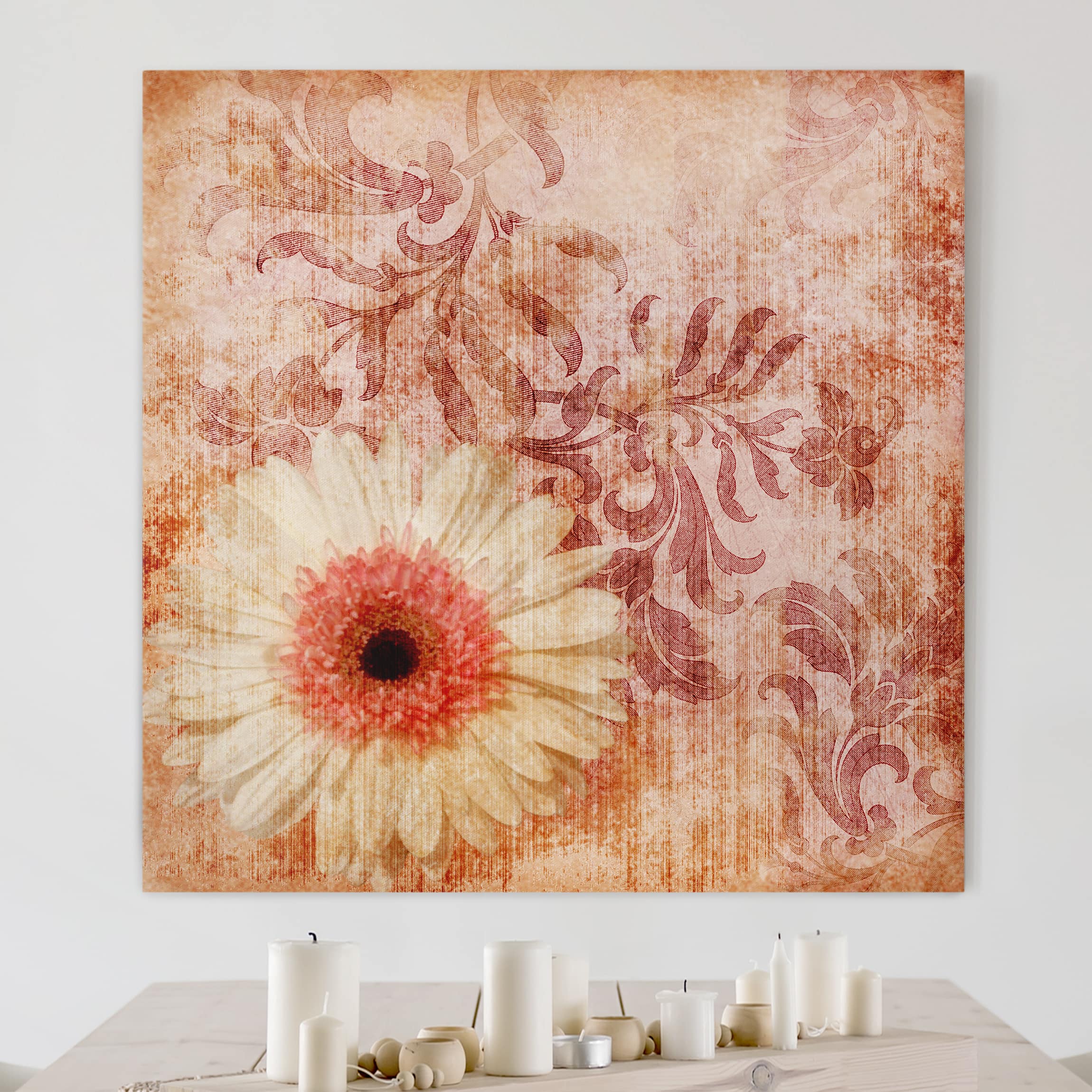 Leinwandbild - Quadrat Forgotten Beauties I