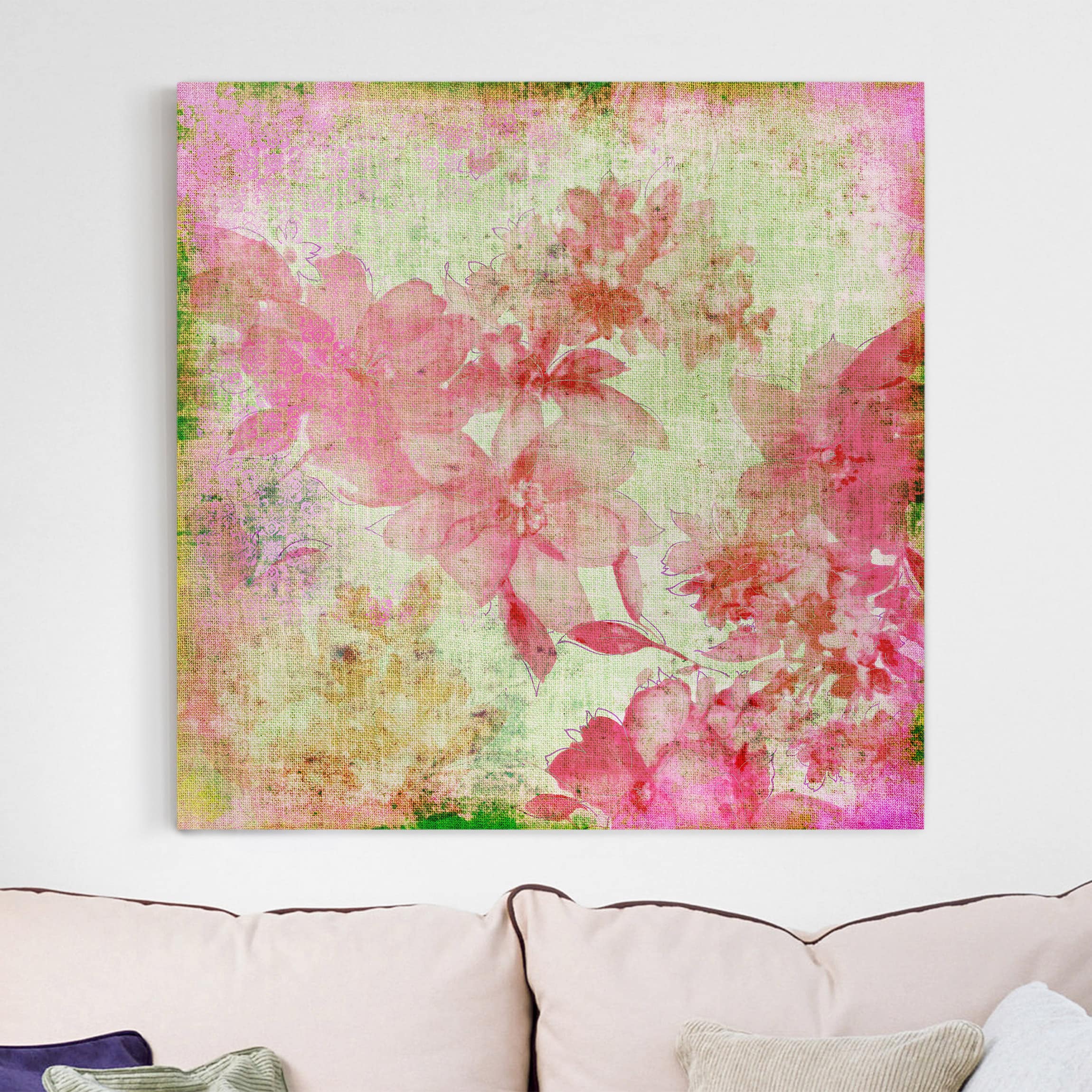 Leinwandbild Blumen Forgotten Beauties II