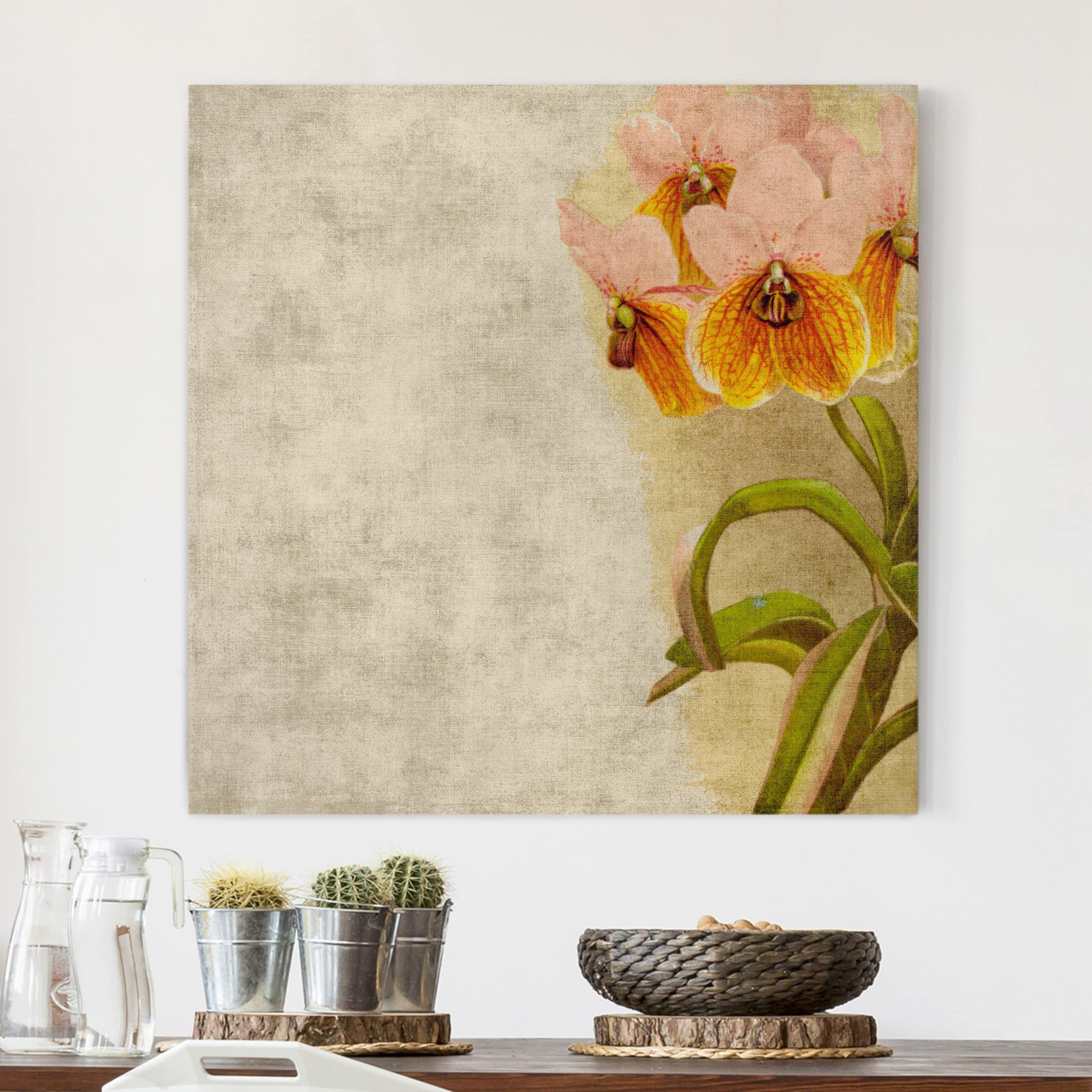 Leinwandbild Blumen Forgotten Beauties III