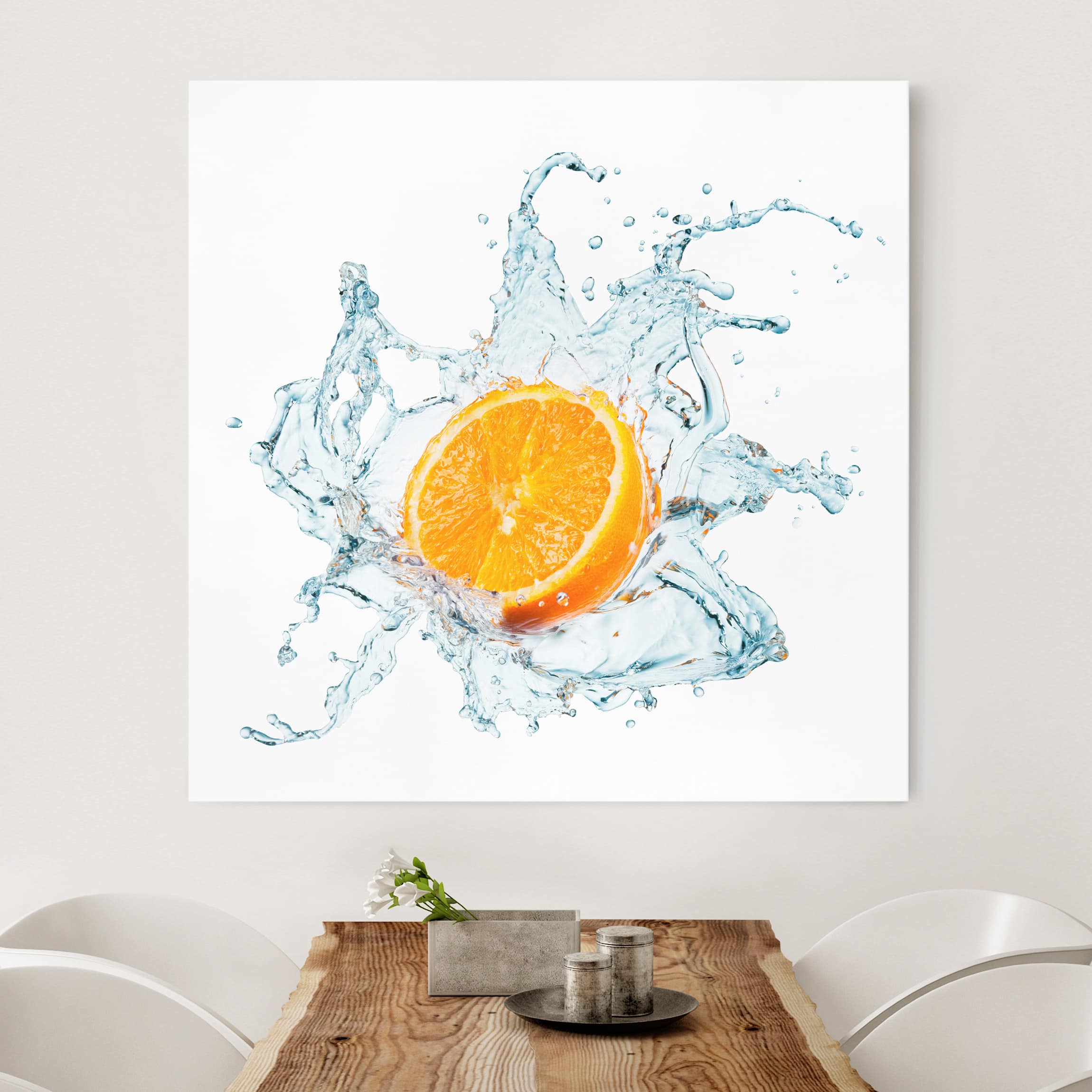 Leinwandbild Küche Frische Orange