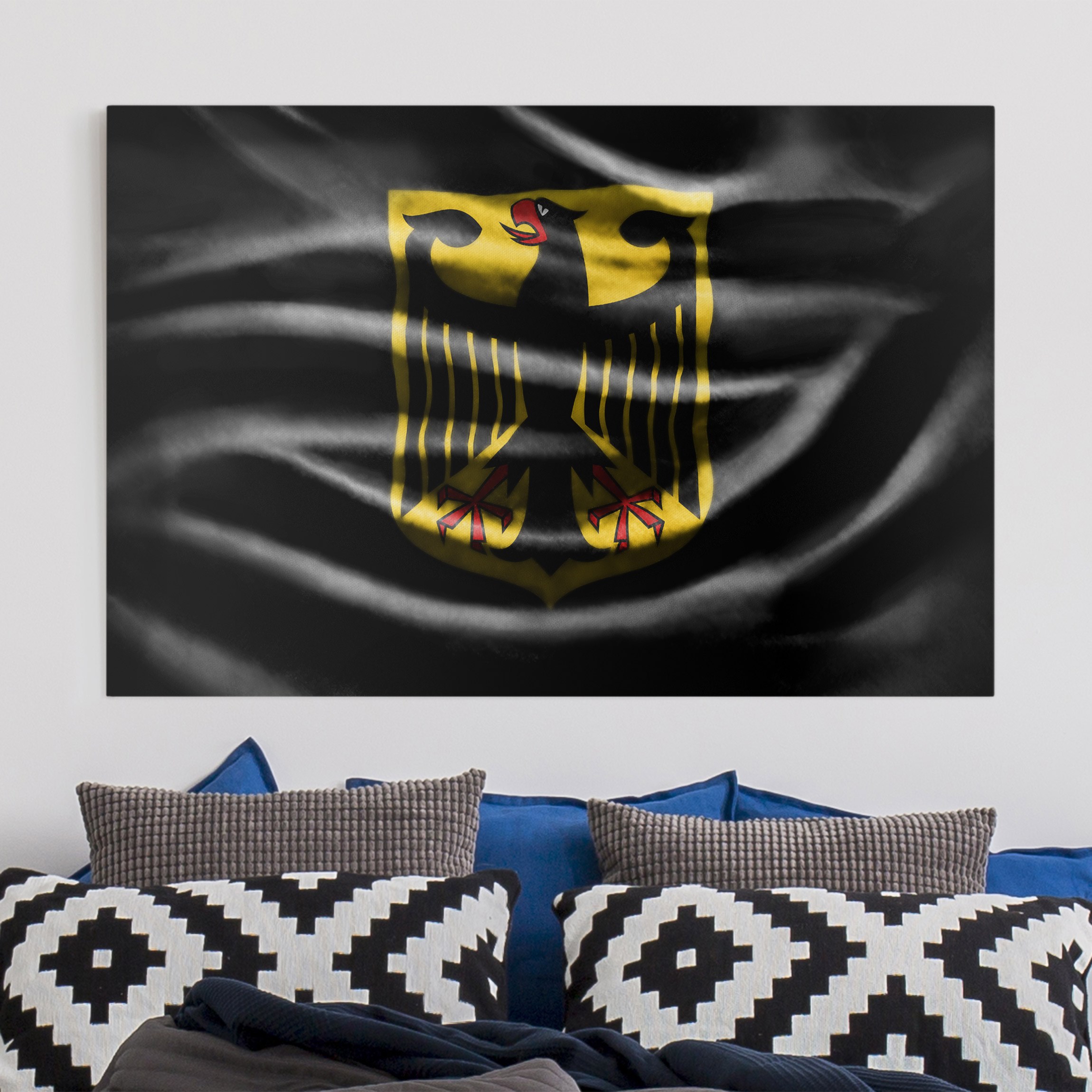 Leinwandbild - Querformat Fußball Deutschland