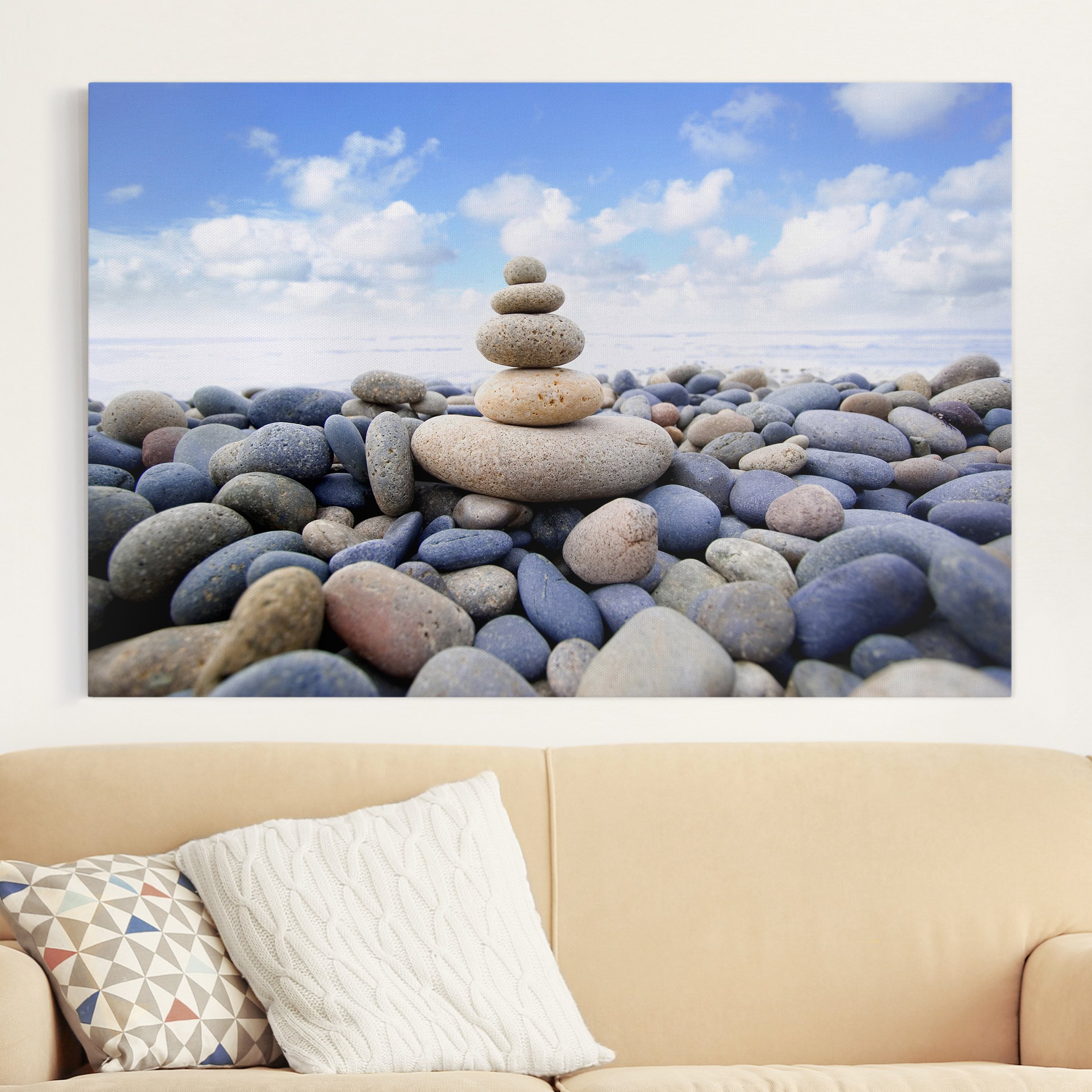 Leinwandbild - Querformat Garten Eden