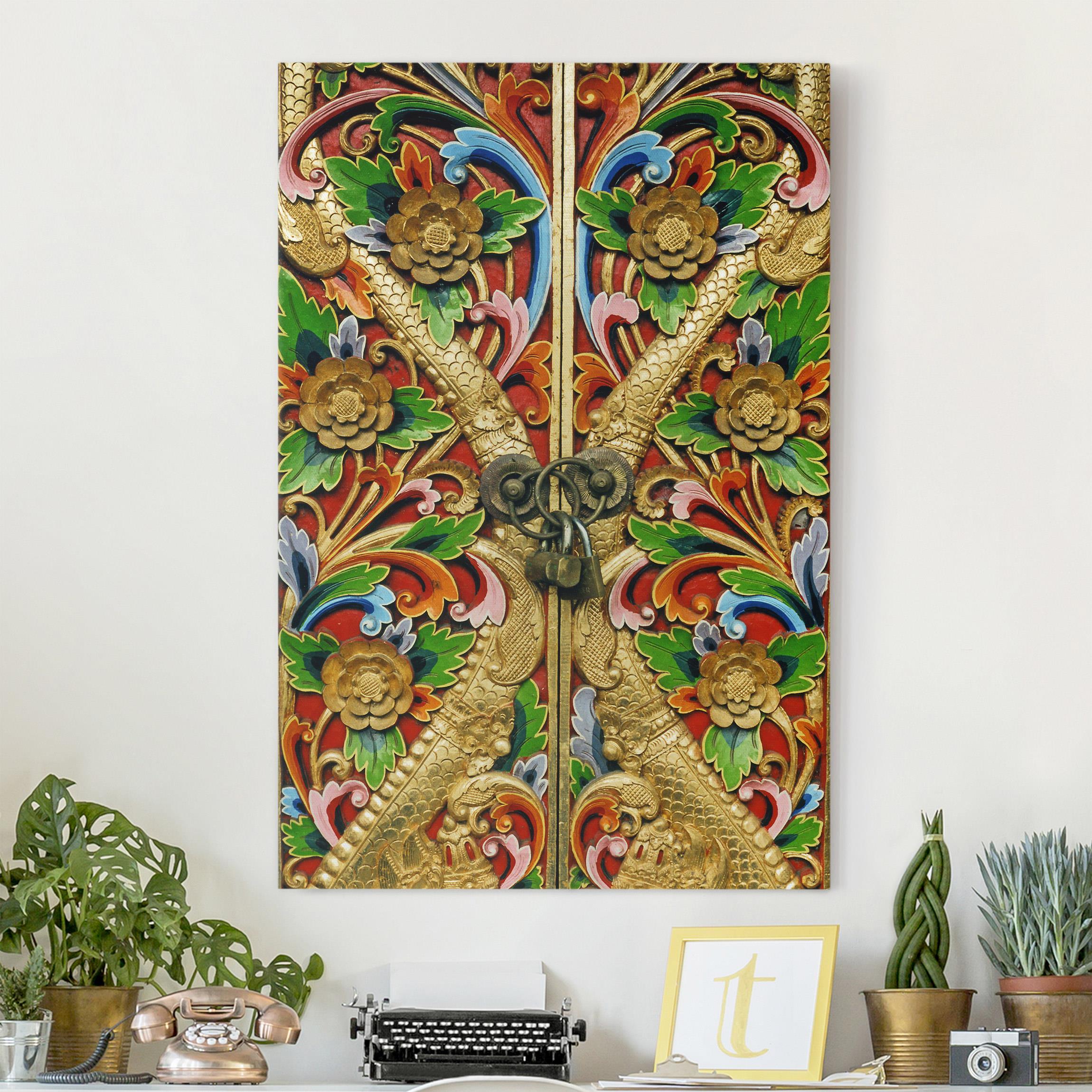 Leinwandbild - Hochformat Golden Gate