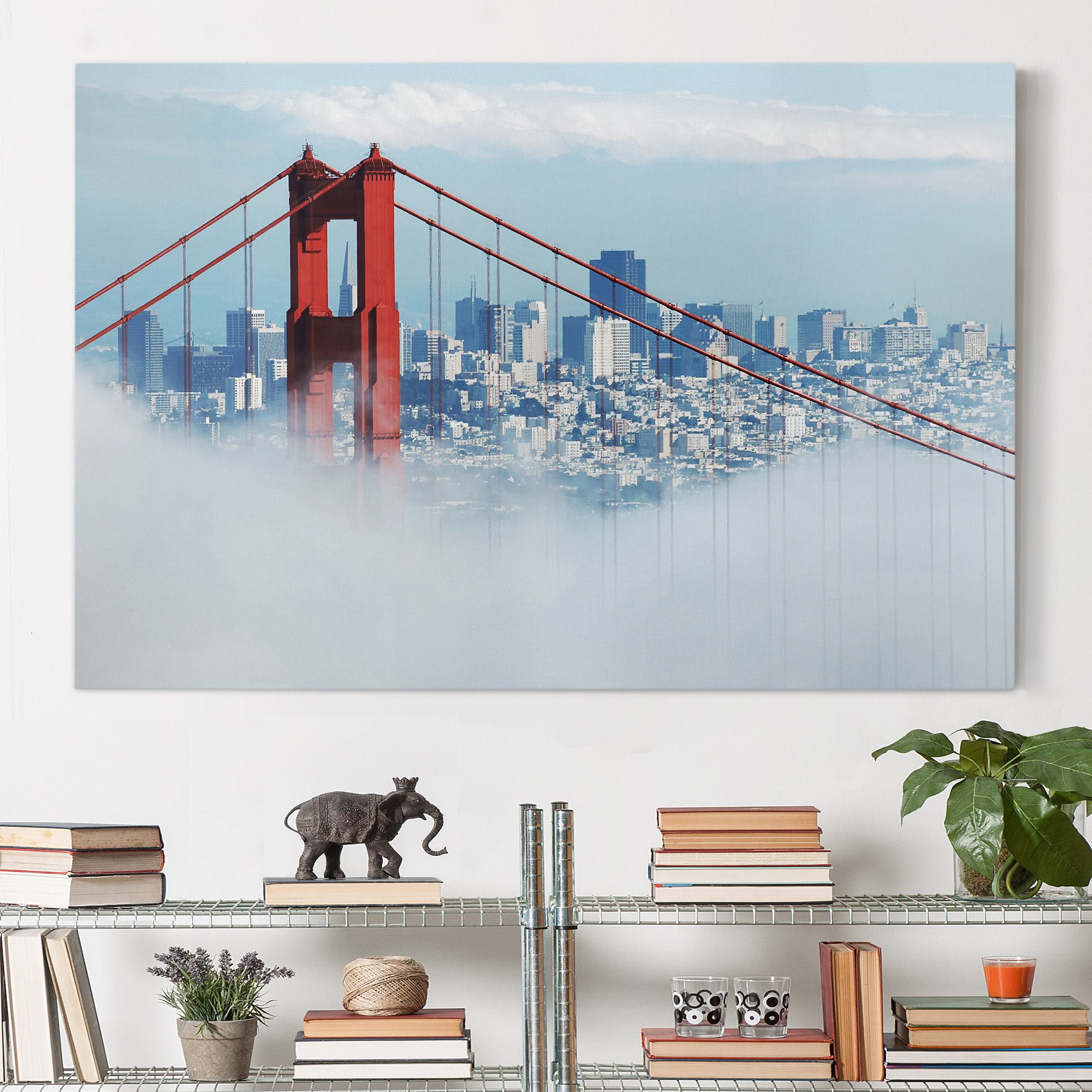 Leinwandbild - Querformat Good Morning San Francisco!