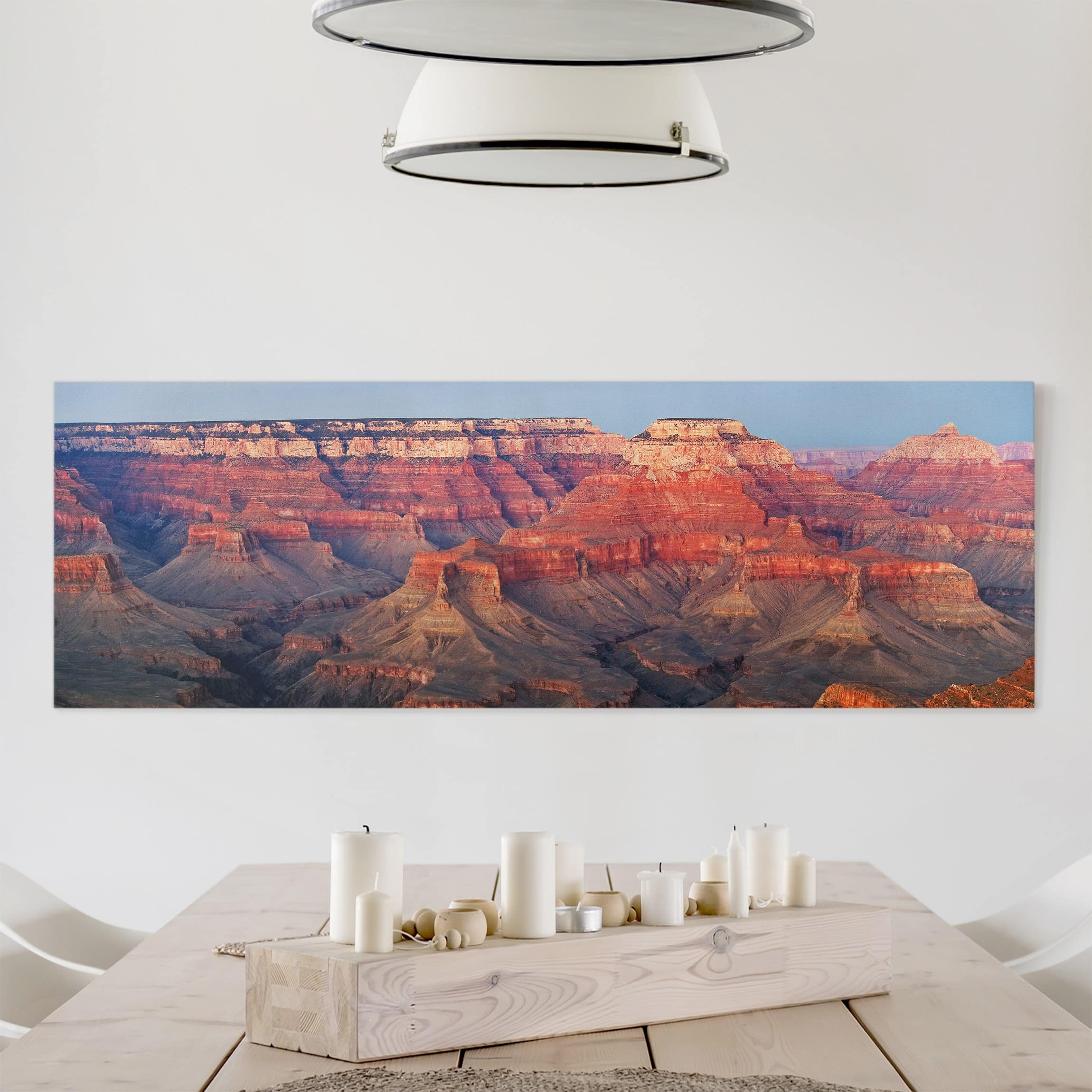 Leinwandbild - Panorama Grand Canyon nach dem Sonnenuntergang