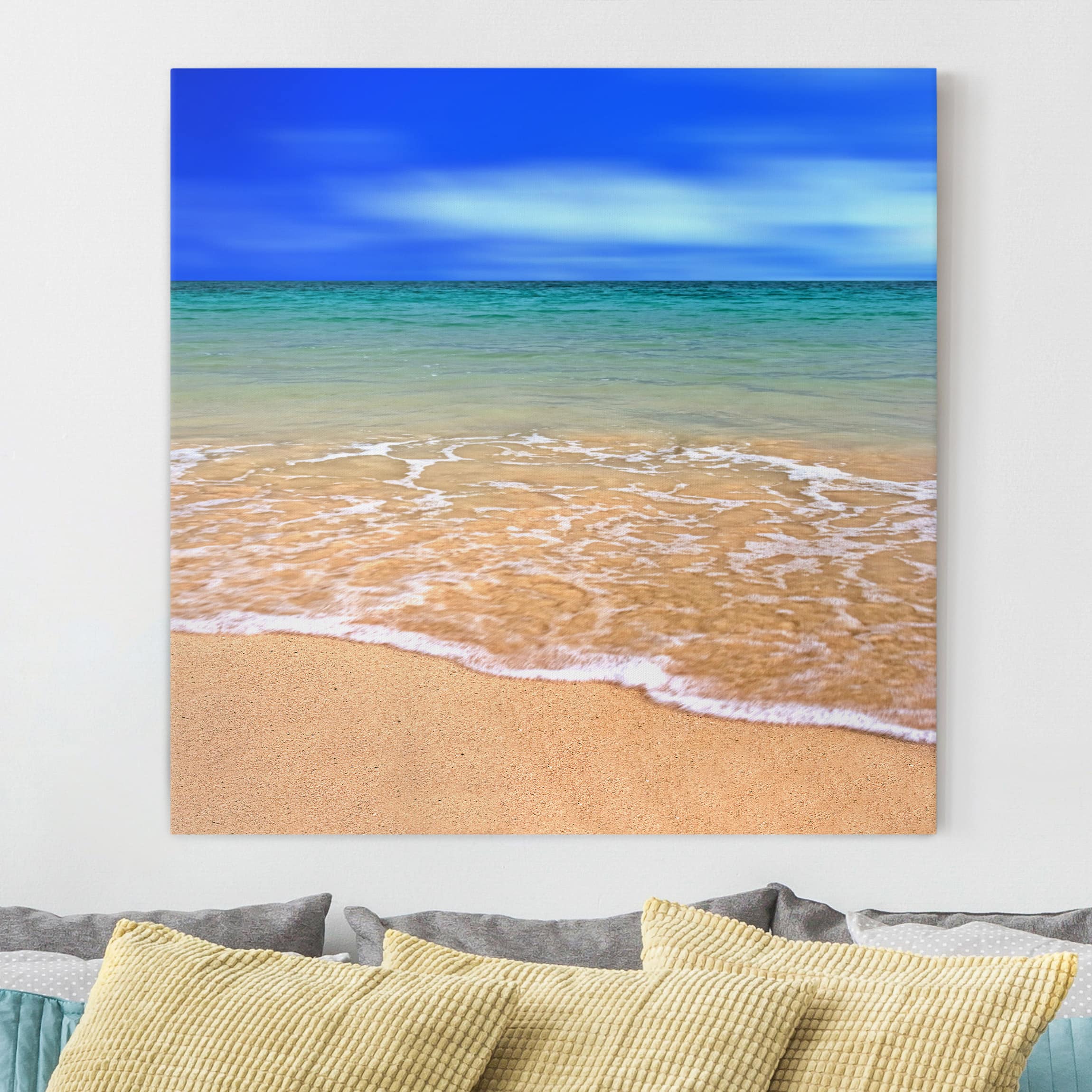 Leinwandbild - Quadrat Indian Ocean