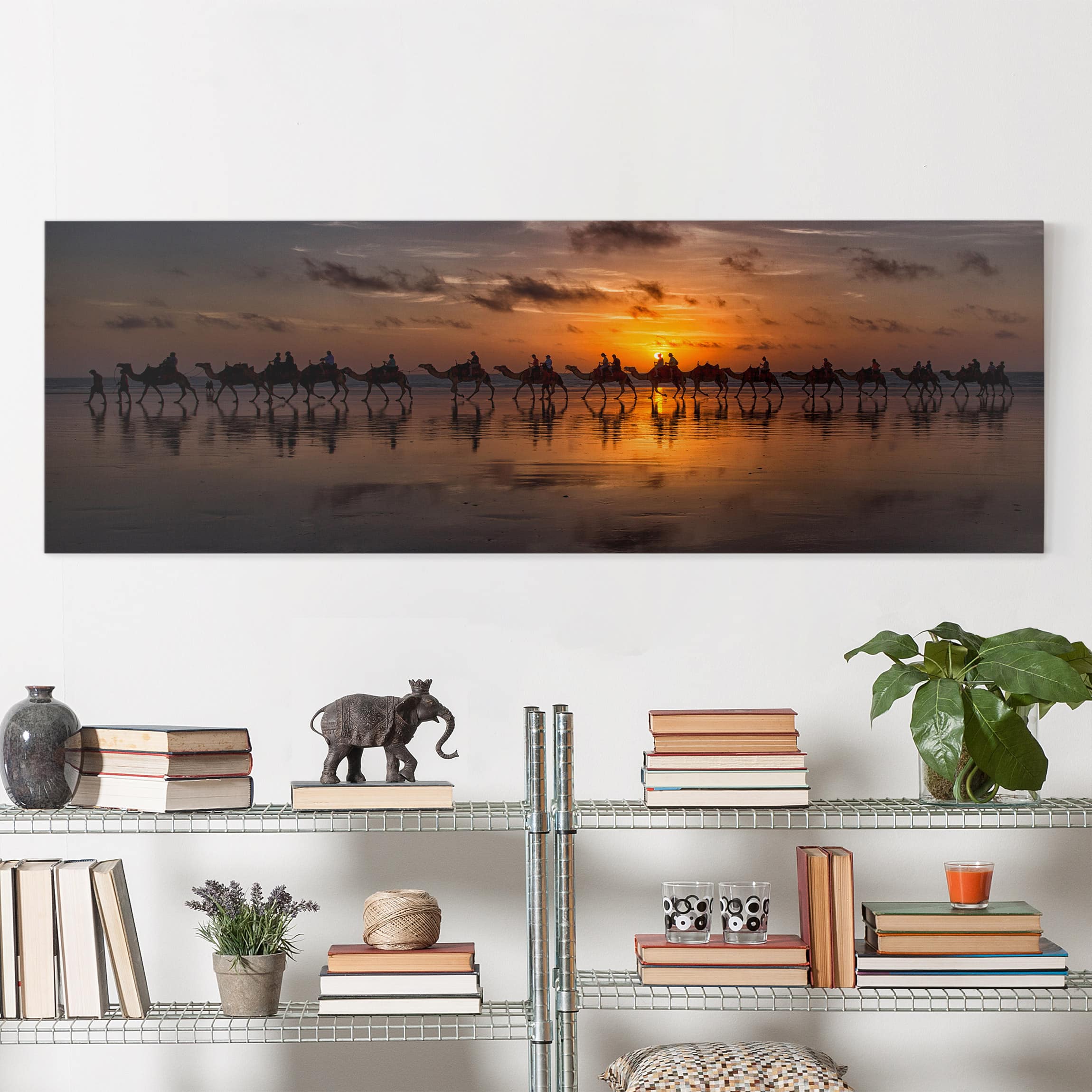 Leinwandbild Tiere Kamel Safari