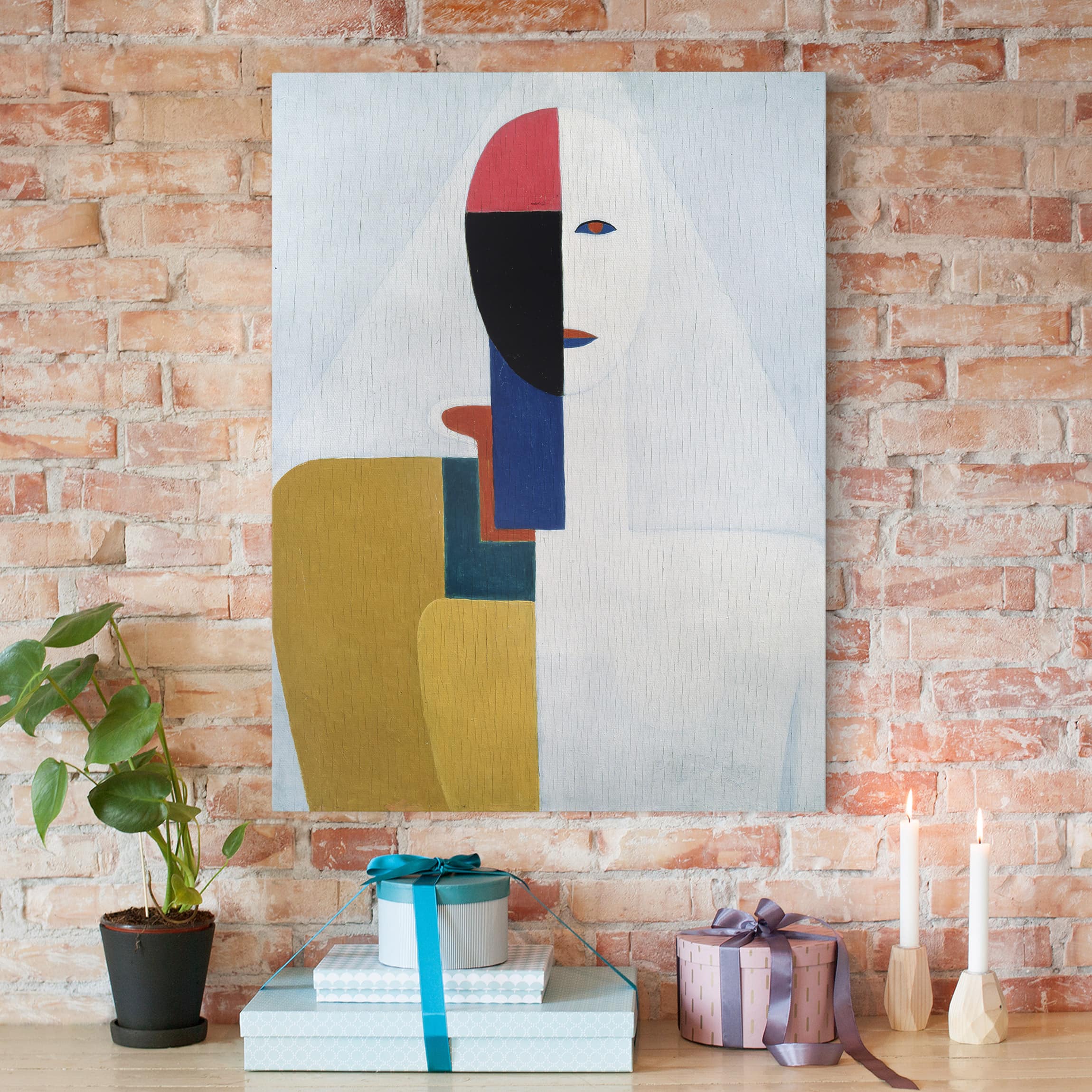 Leinwandbild - Hochformat Kasimir Malewitsch - Weiblicher Torso I