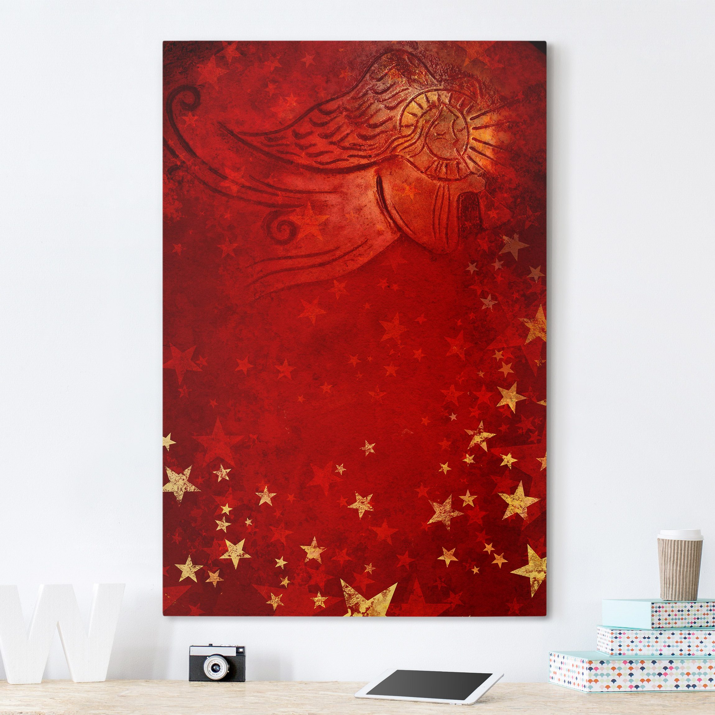 Leinwandbild - Hochformat Liebesengel