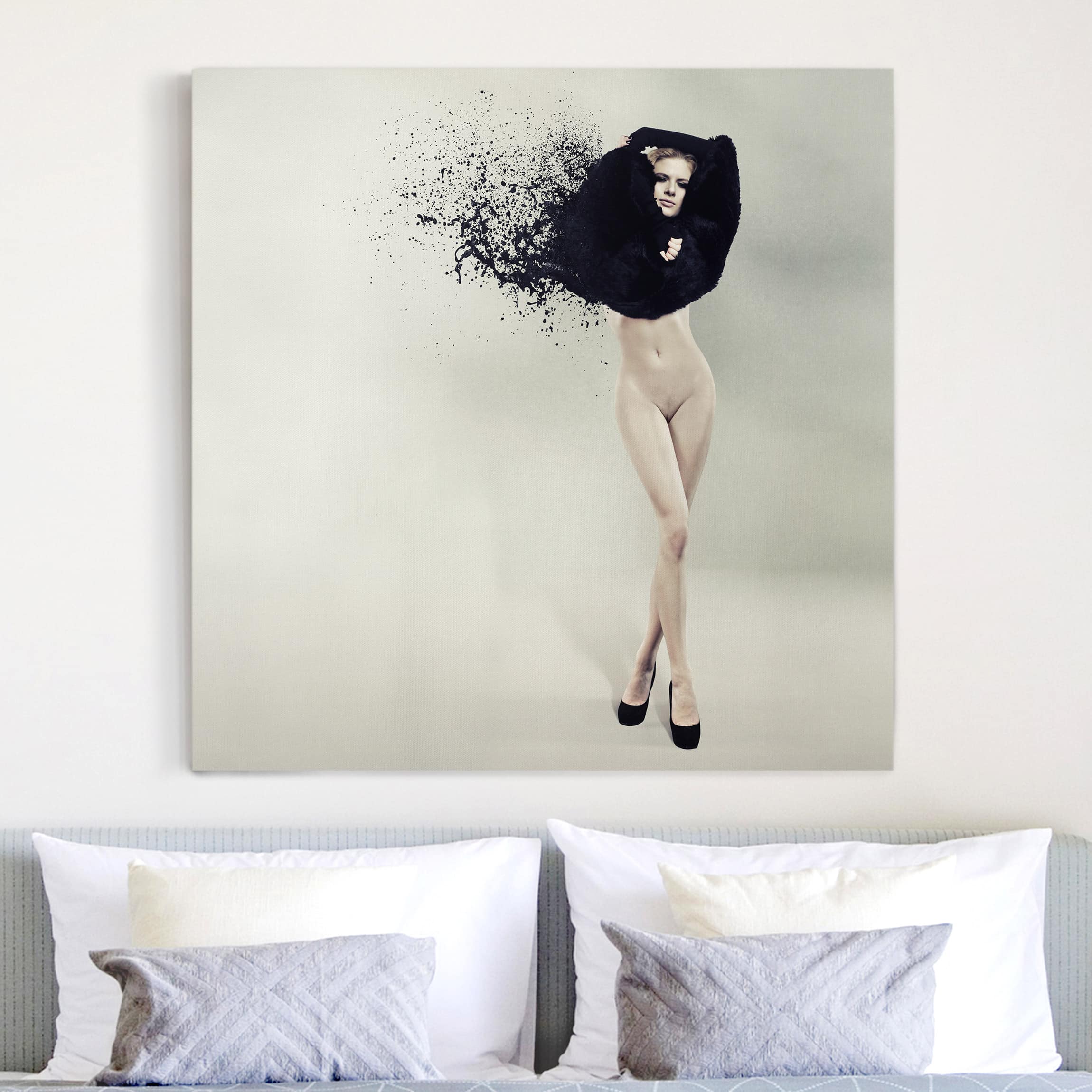 Leinwandbild Akt & Erotik Liquid Striptease