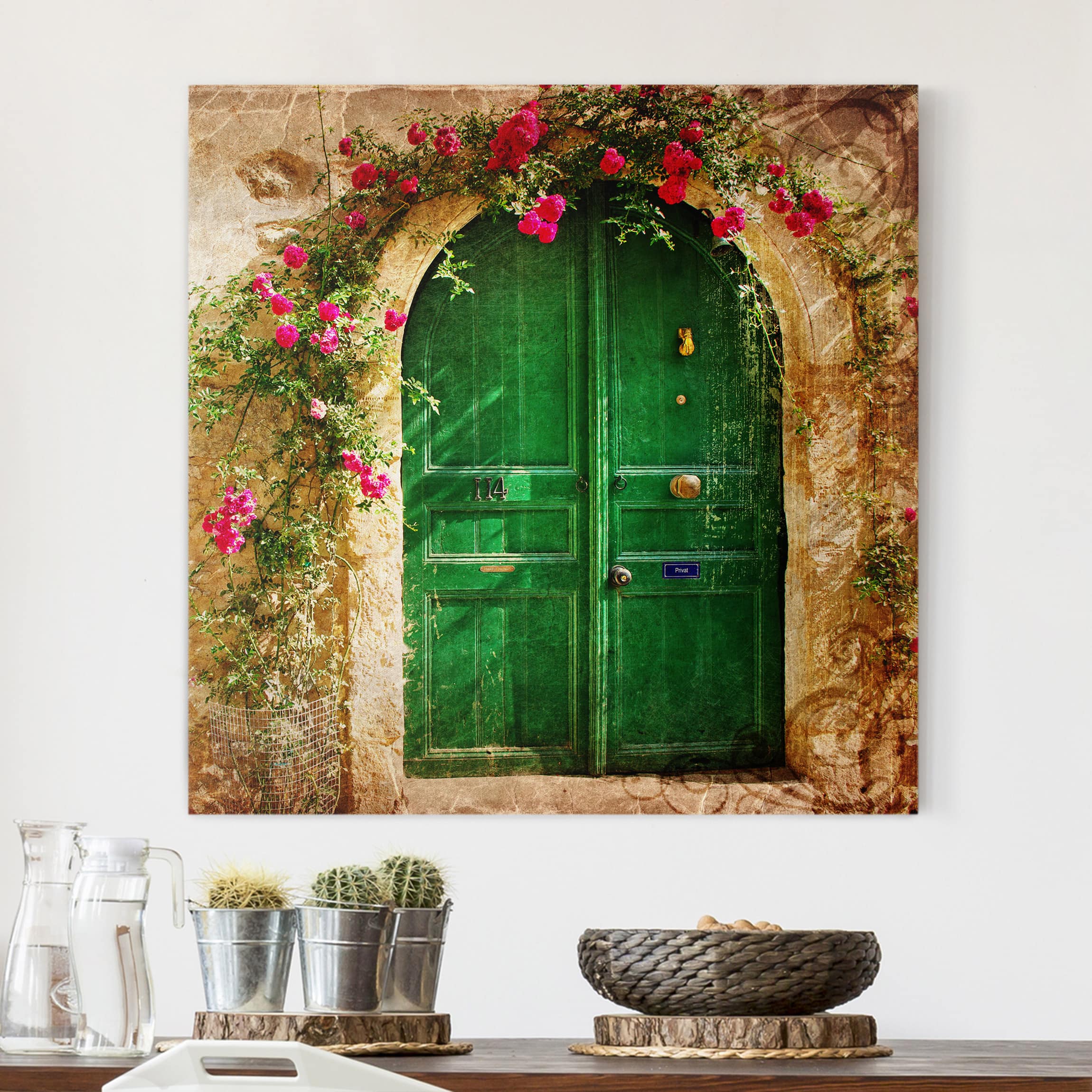 Leinwandbild - Quadrat Märchenhaft