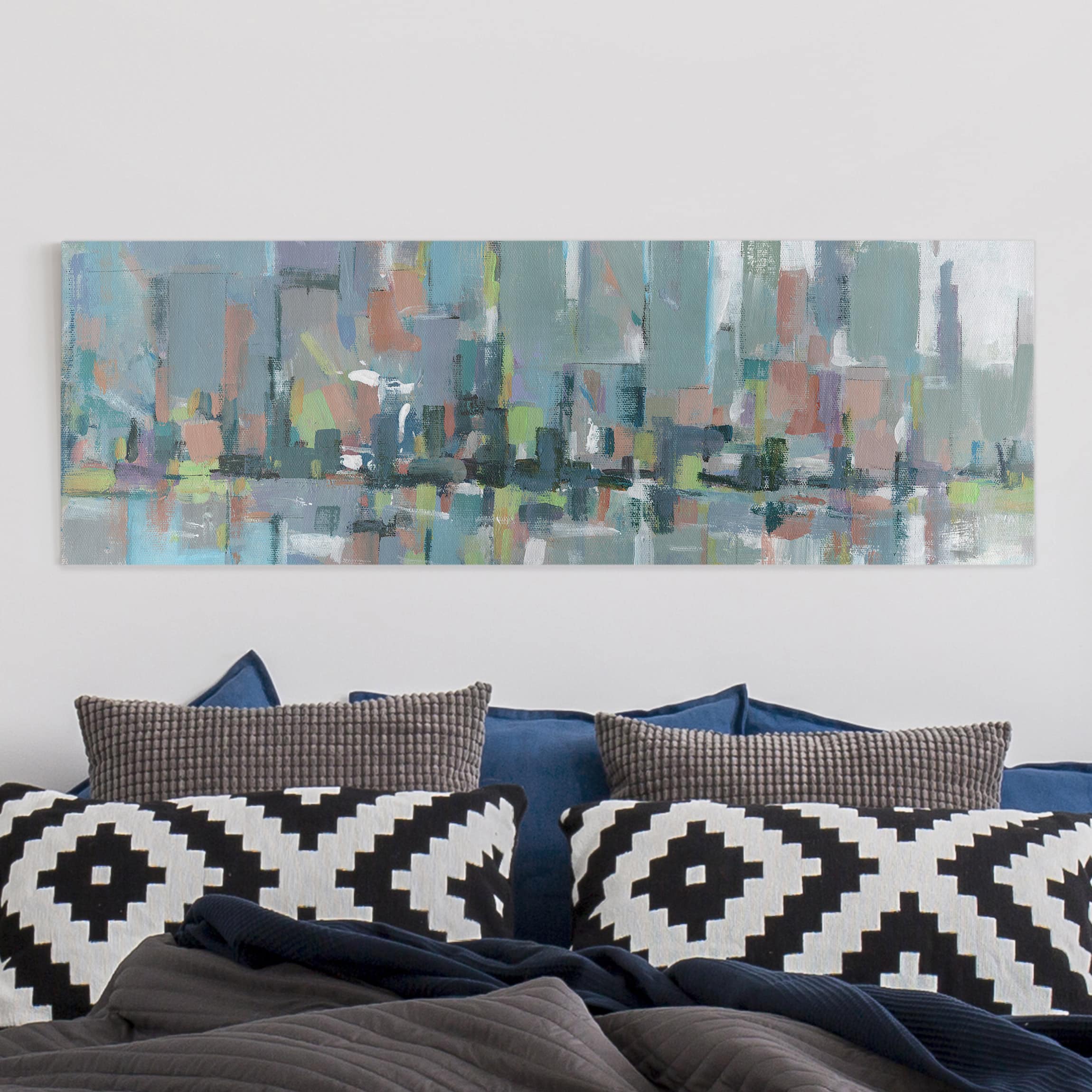 Leinwandbild - Panorama Metro City I