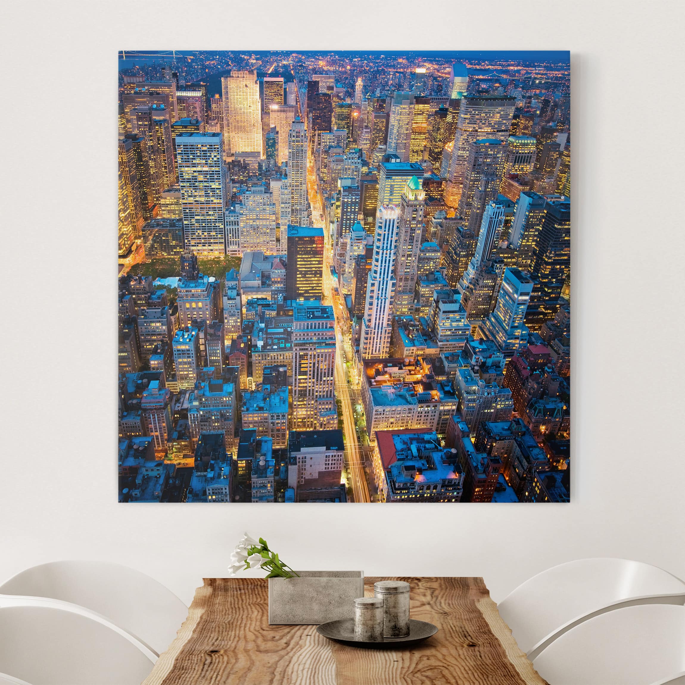 Leinwandbild - Quadrat Midtown Manhattan