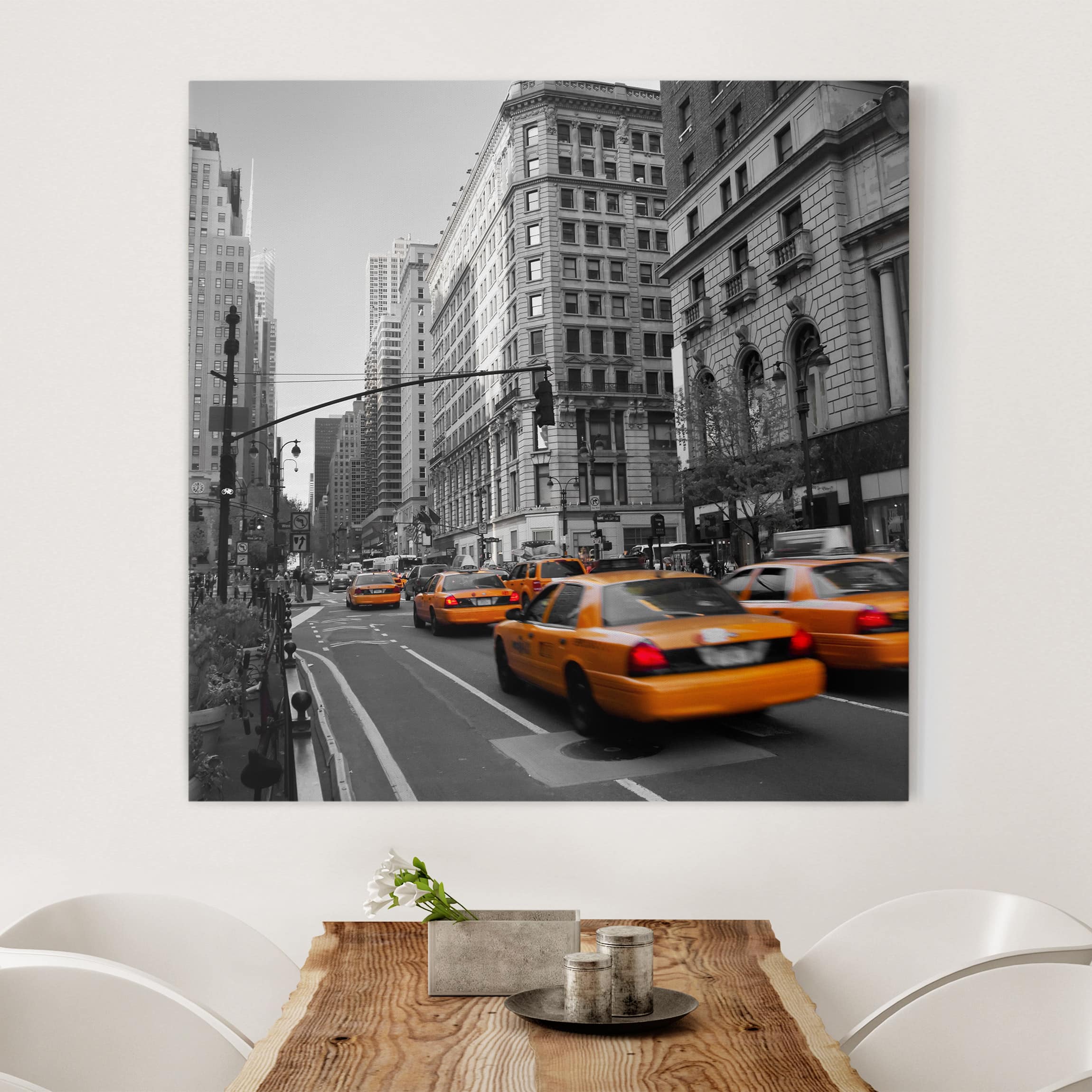 Leinwandbild - Quadrat New York, New York!
