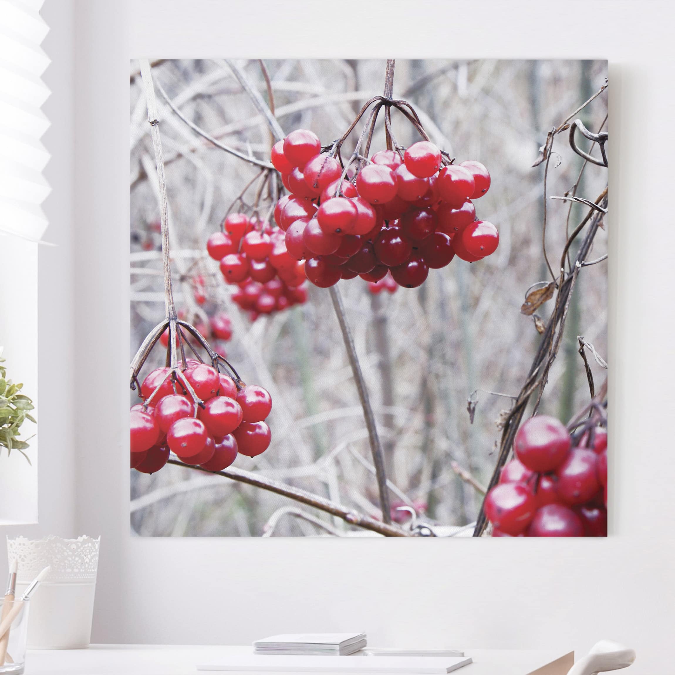 Leinwandbild Küche Waldfrüchte