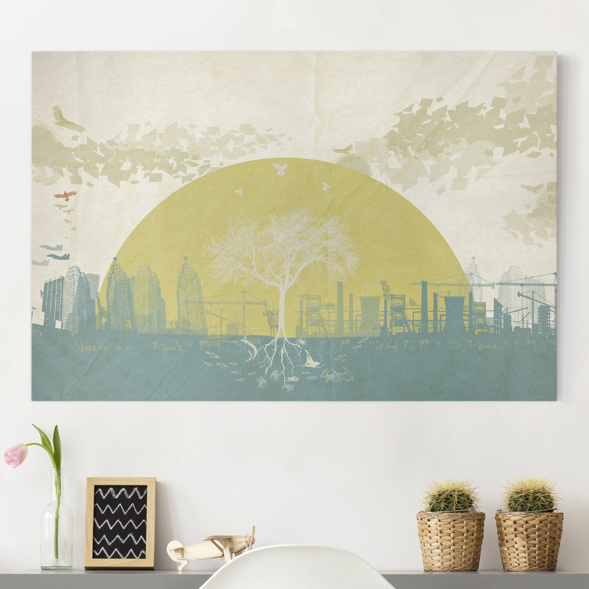 Leinwandbild - Querformat Evolution