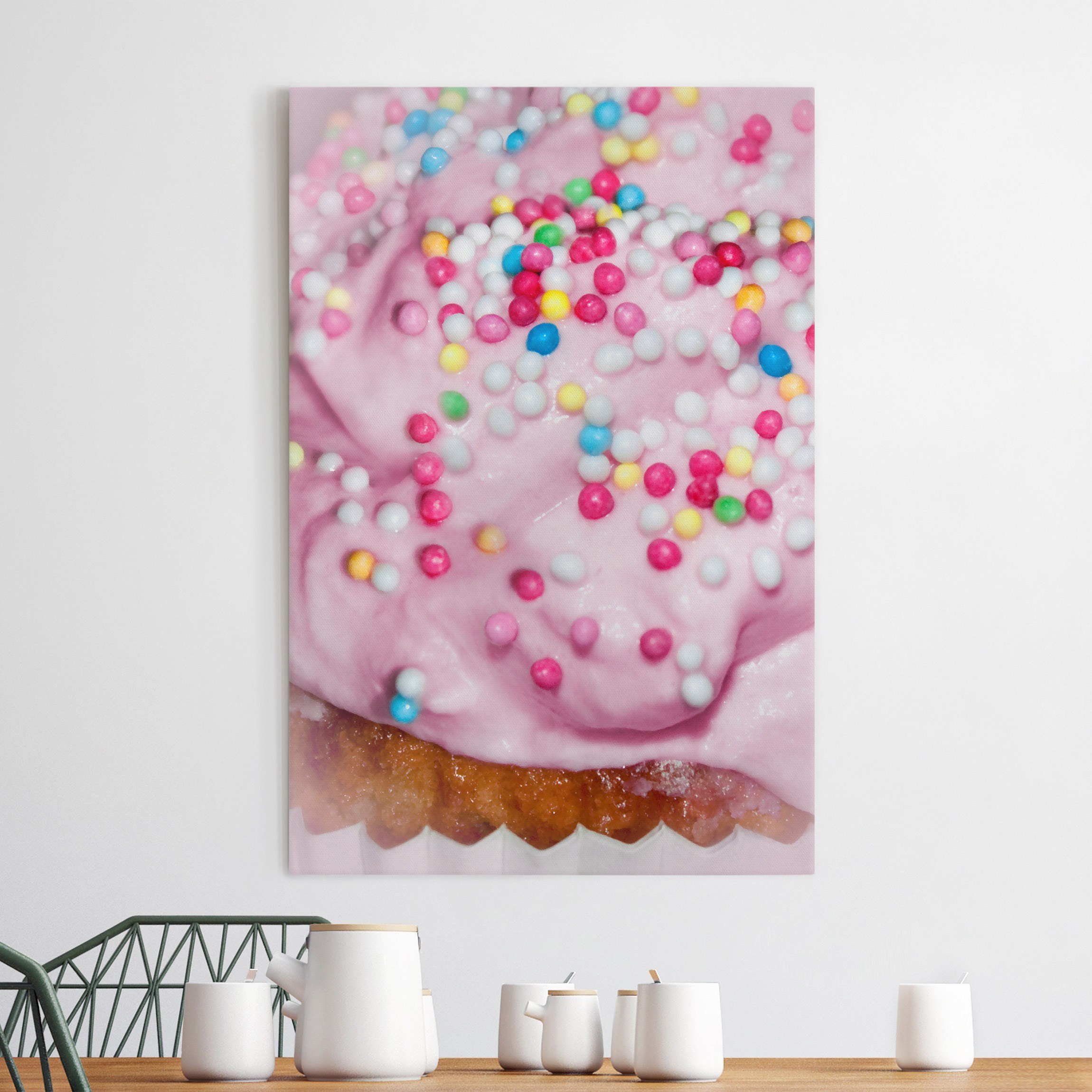 Leinwandbild Küche Cupcake