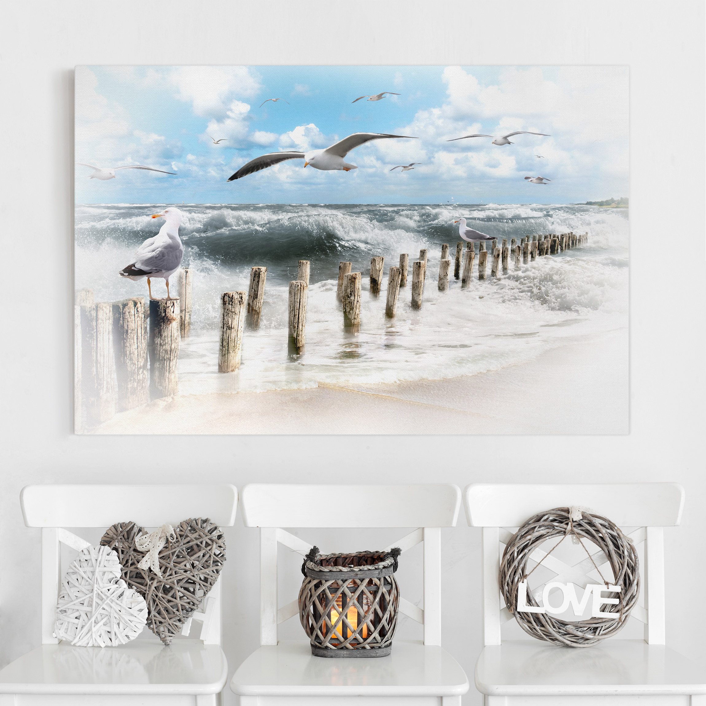 Leinwandbild - Querformat Absolut Sylt