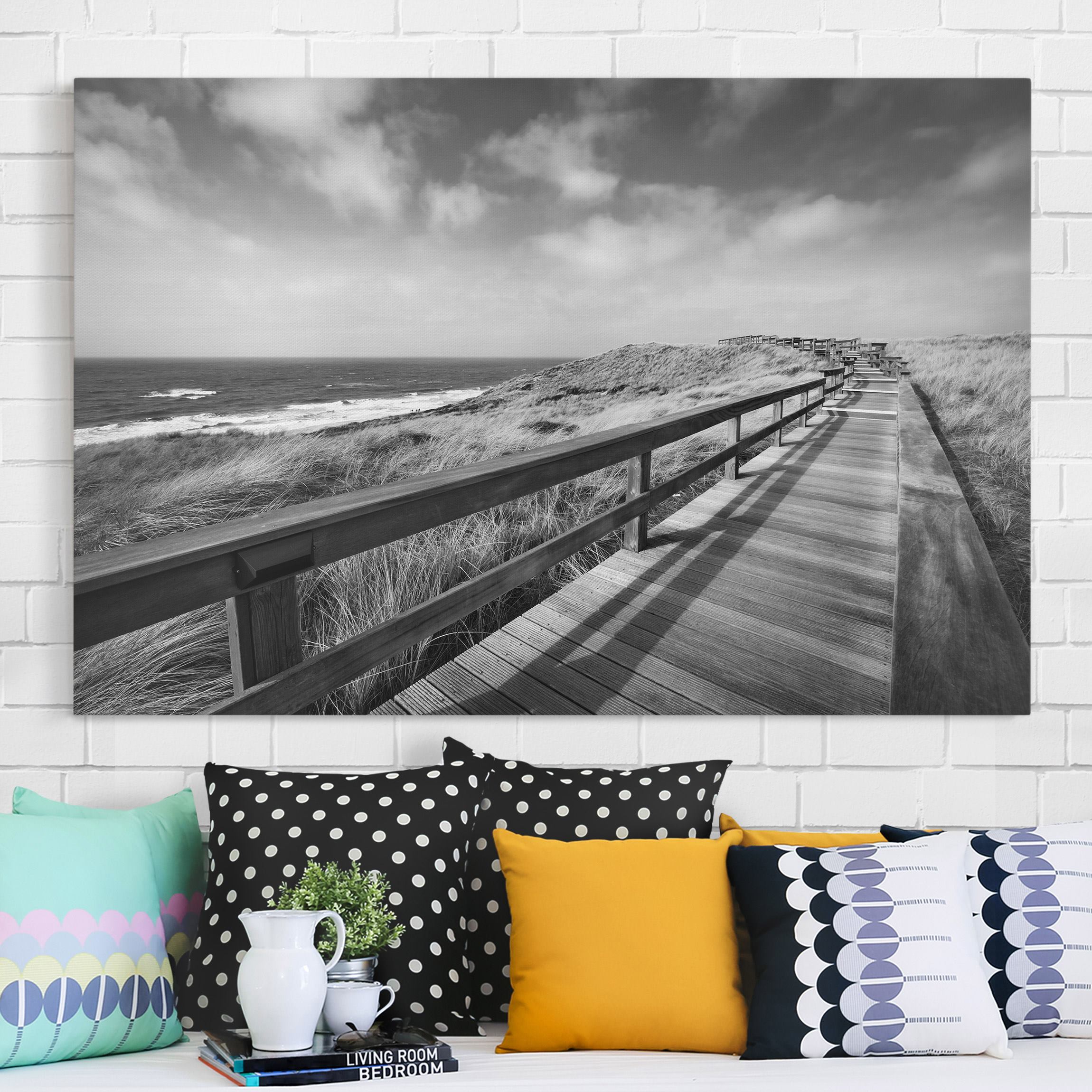 Leinwandbild - Querformat Nordseespaziergang II