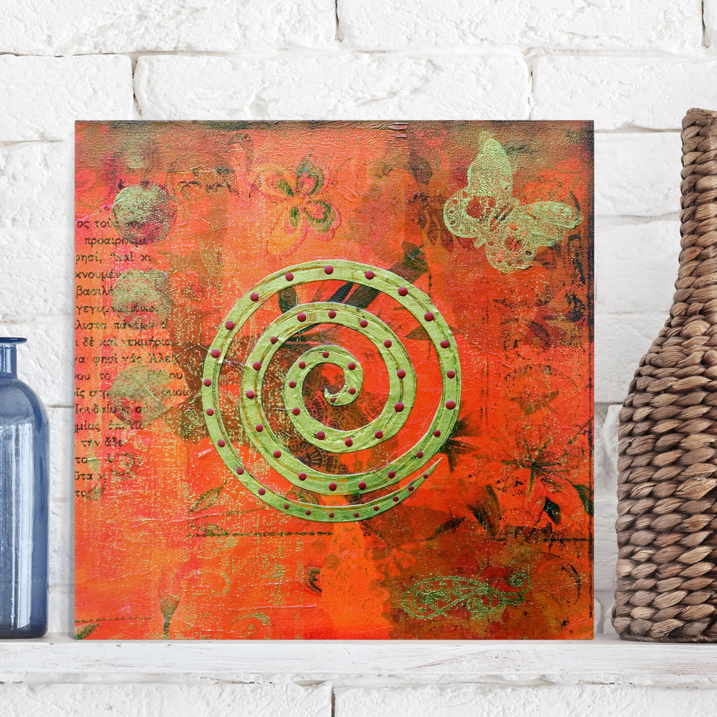 Leinwandbild - Quadrat Oh how wonderful!