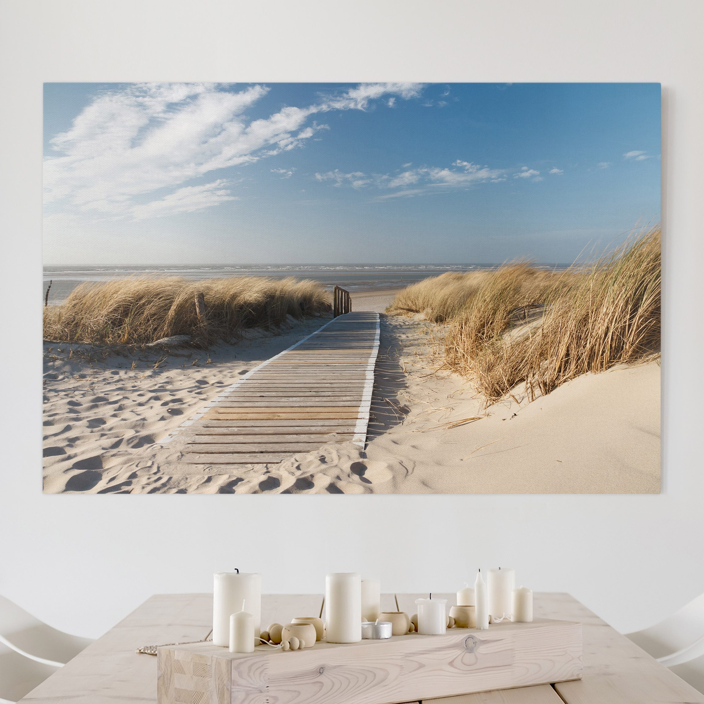 Leinwandbild - Querformat Ostsee Strand